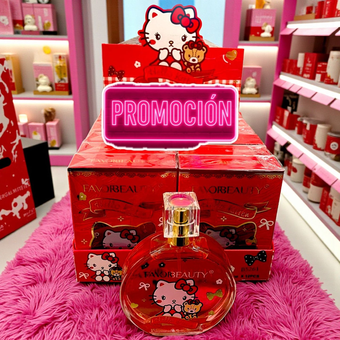 PERFUME HELLO KITTY 12 PCS B5261.