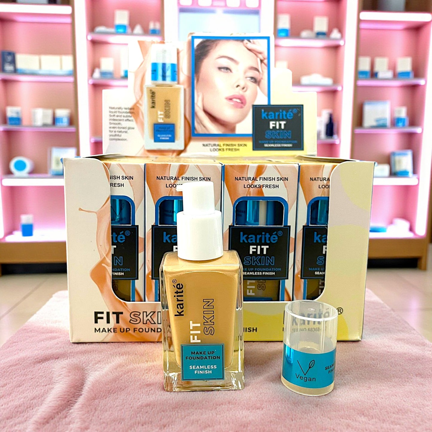 BASE DE MAQUILLAJE ALTA COBERTURA 12 PZ 68368-47C