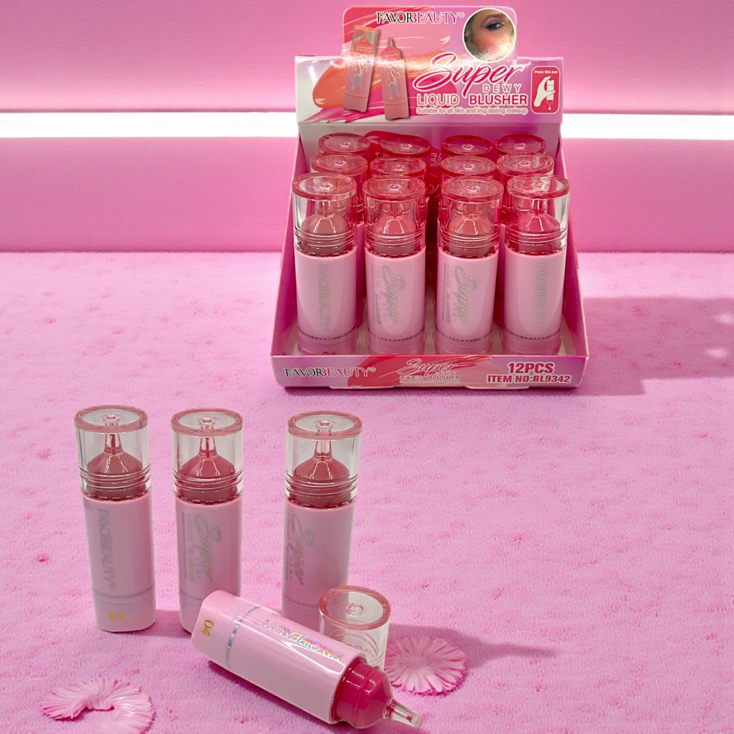 RUBOR LIQUIDO CAJA CON 12 PZ BL9342 ¡¡¡¡OFERTA!!!!