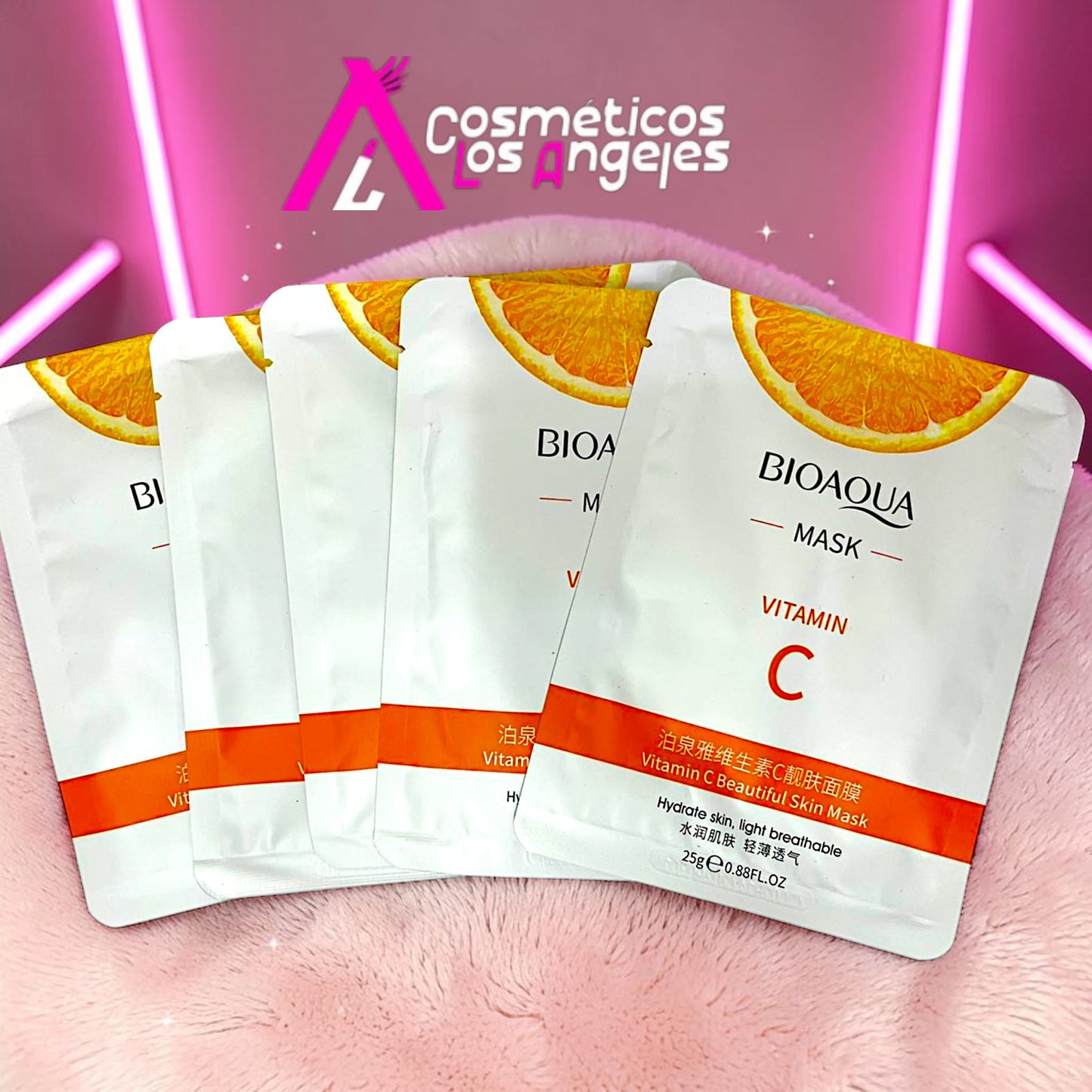 MASCARILLA FACIAL NARANJA 10 PZ BQY02099