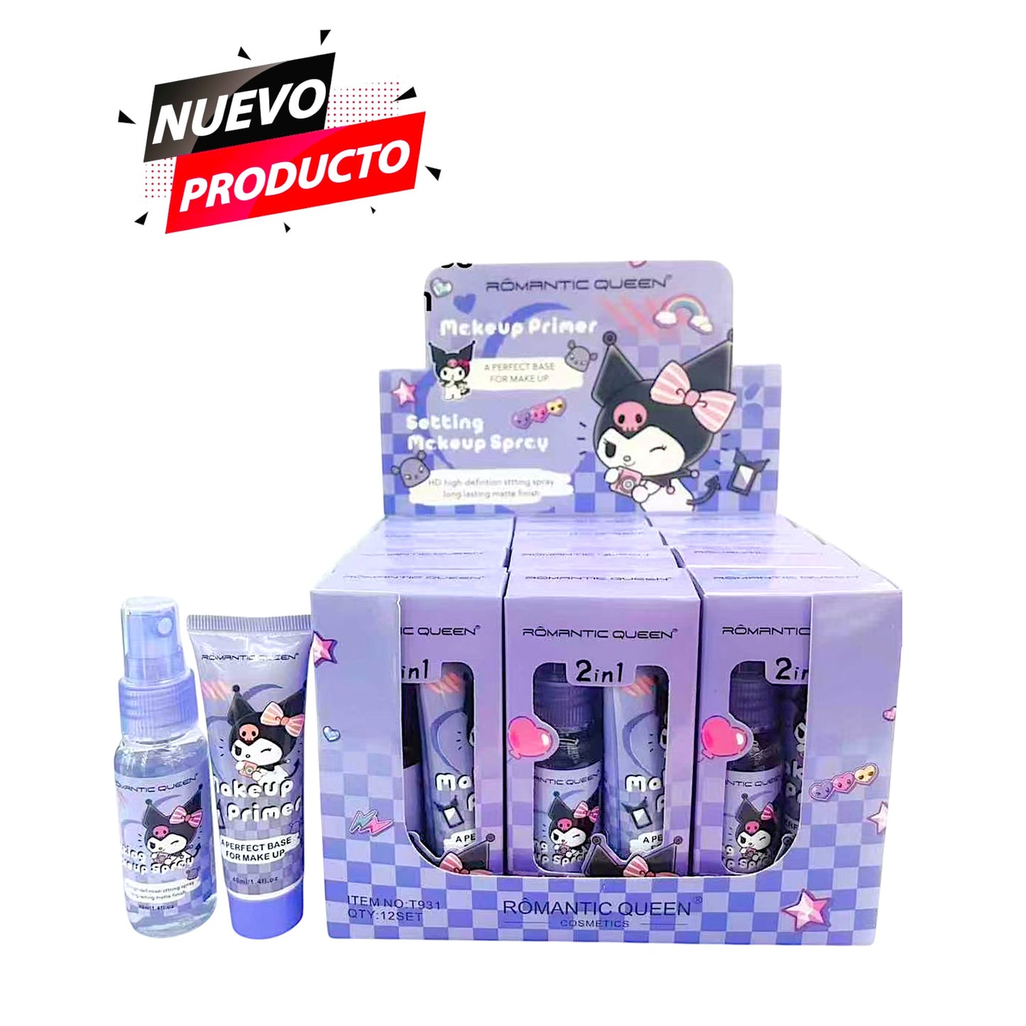 PRIMER KUROMY 12 PCS ROMANTIC QUEEN T931