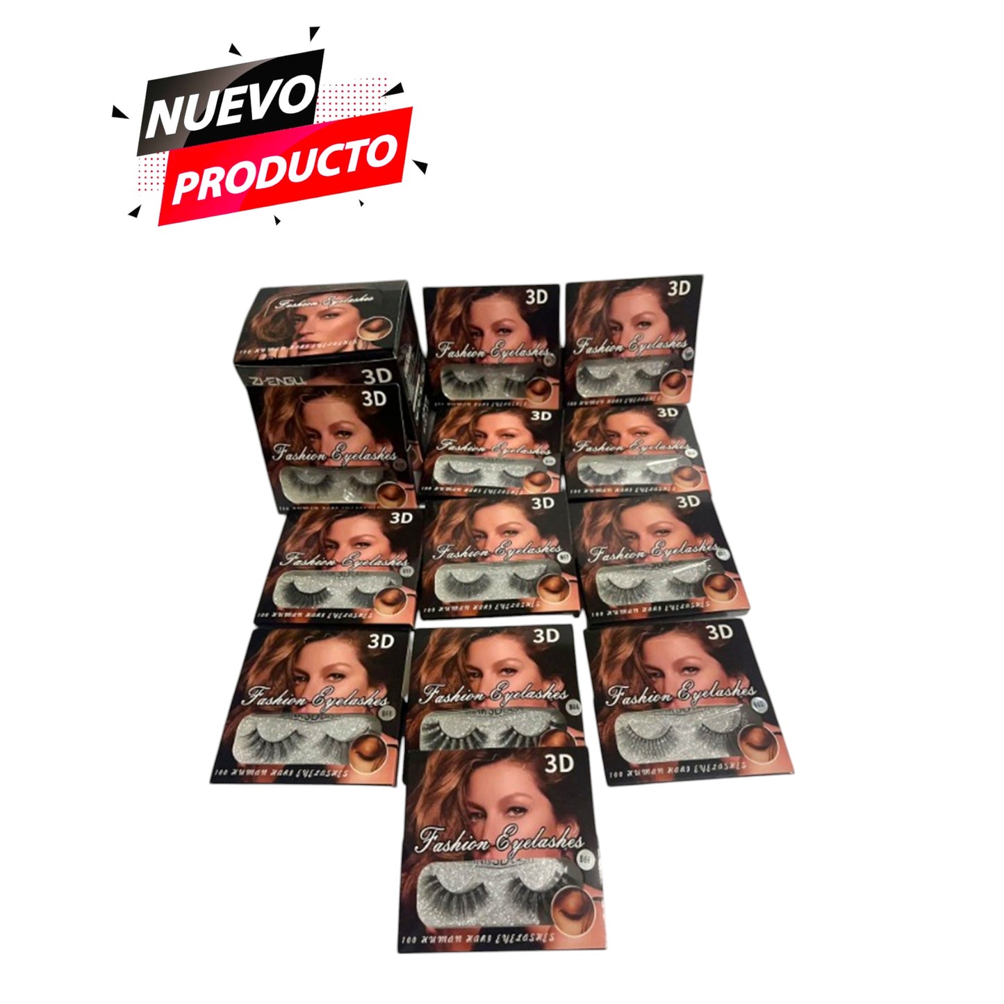 PESTAÑAS CAJA CON 12 PCS PS-3