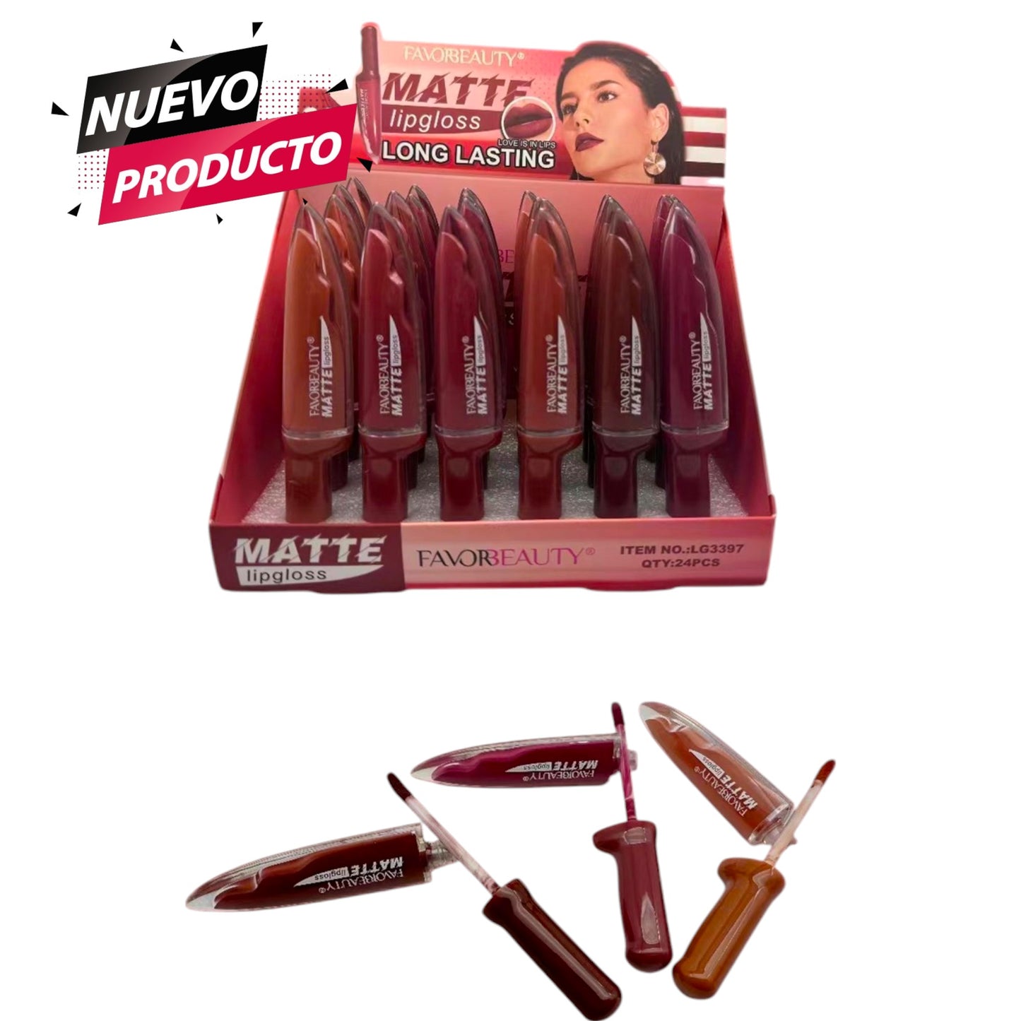 LIP GLOSS CUCHILLITO 24 PCS LG3397.