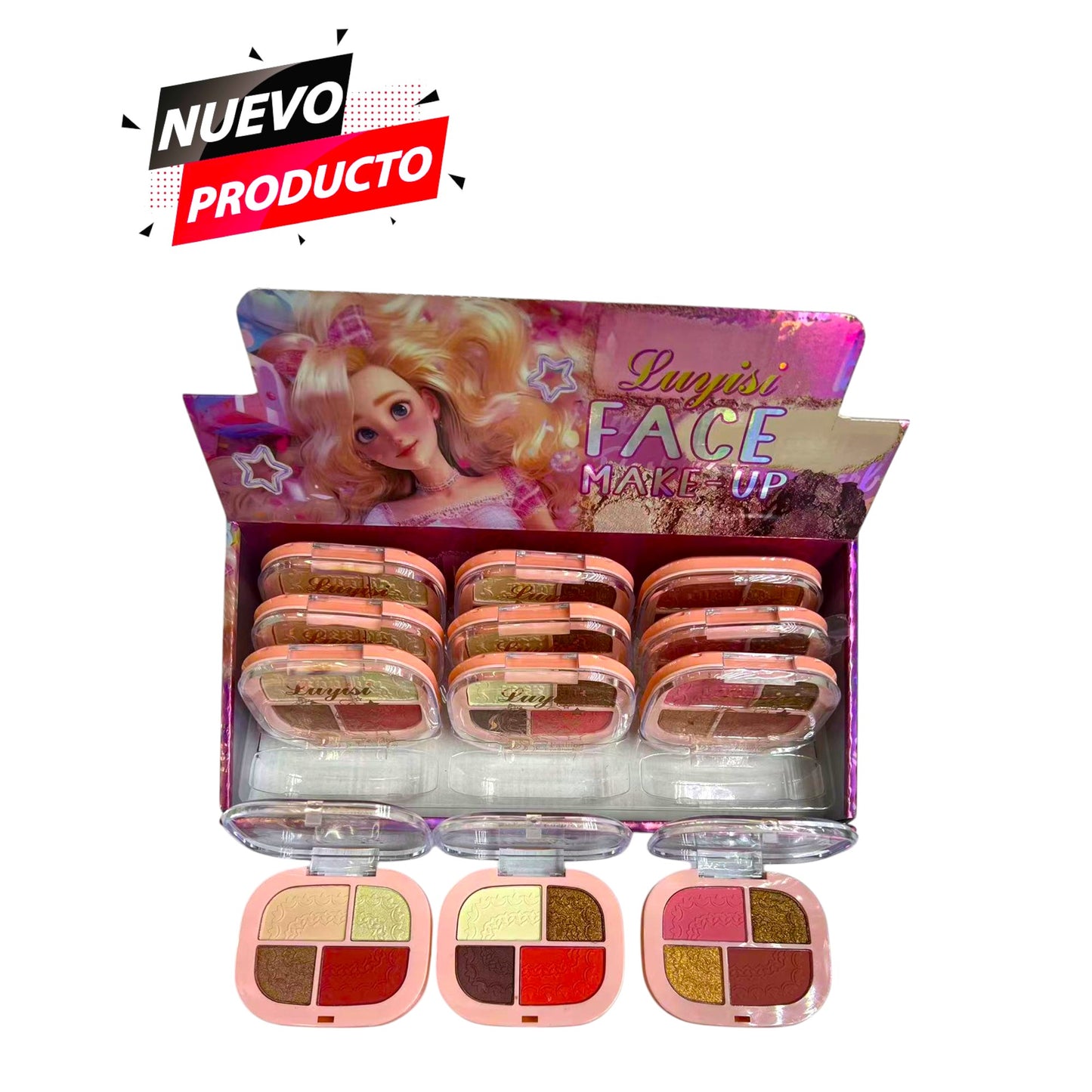 SOMBRA+ILUMINADOR 12 PCS 6823A