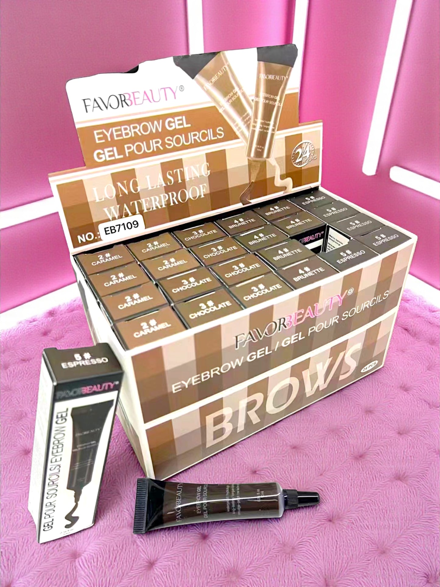 GEL PARA CEJAS LARGA DURACION 24 PZ EB7109.