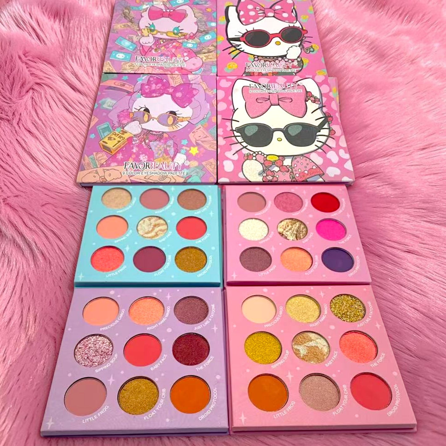 SOMBRAS KITTY FASHION 4 PZ ES6468