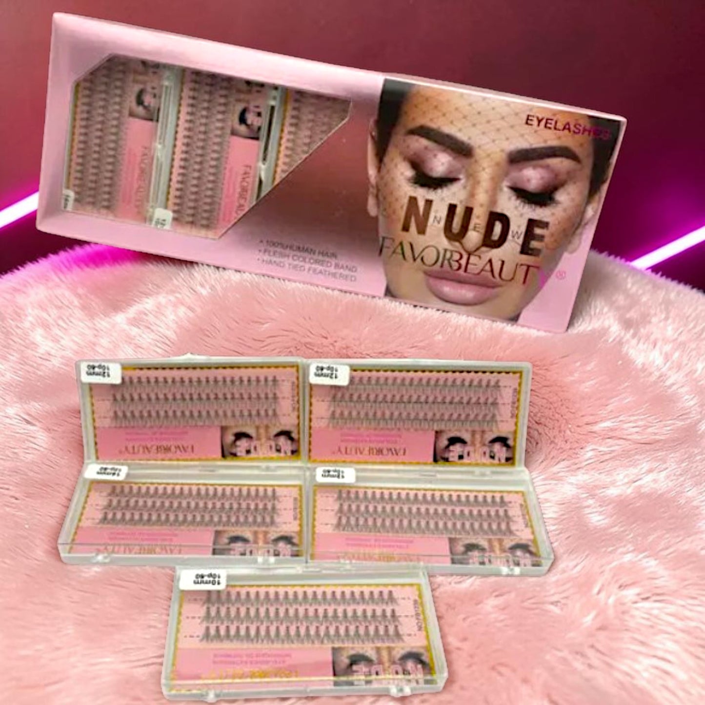 PESTAÑAS RACIMO NUDE 10 PZ FB1239