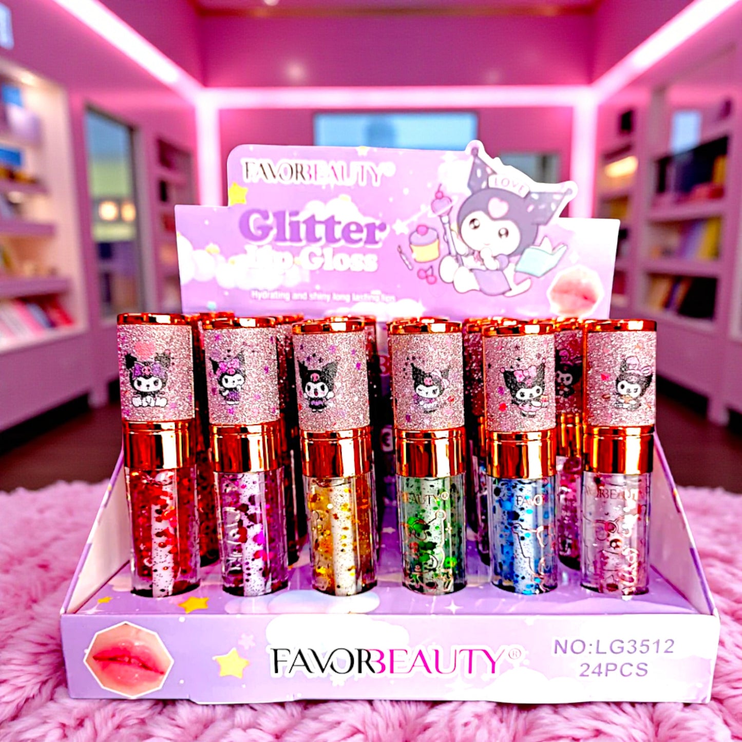 GLOSS GLITTER KUROMY 24 PZ LG3512 ¡¡¡¡OFERTA!!!!