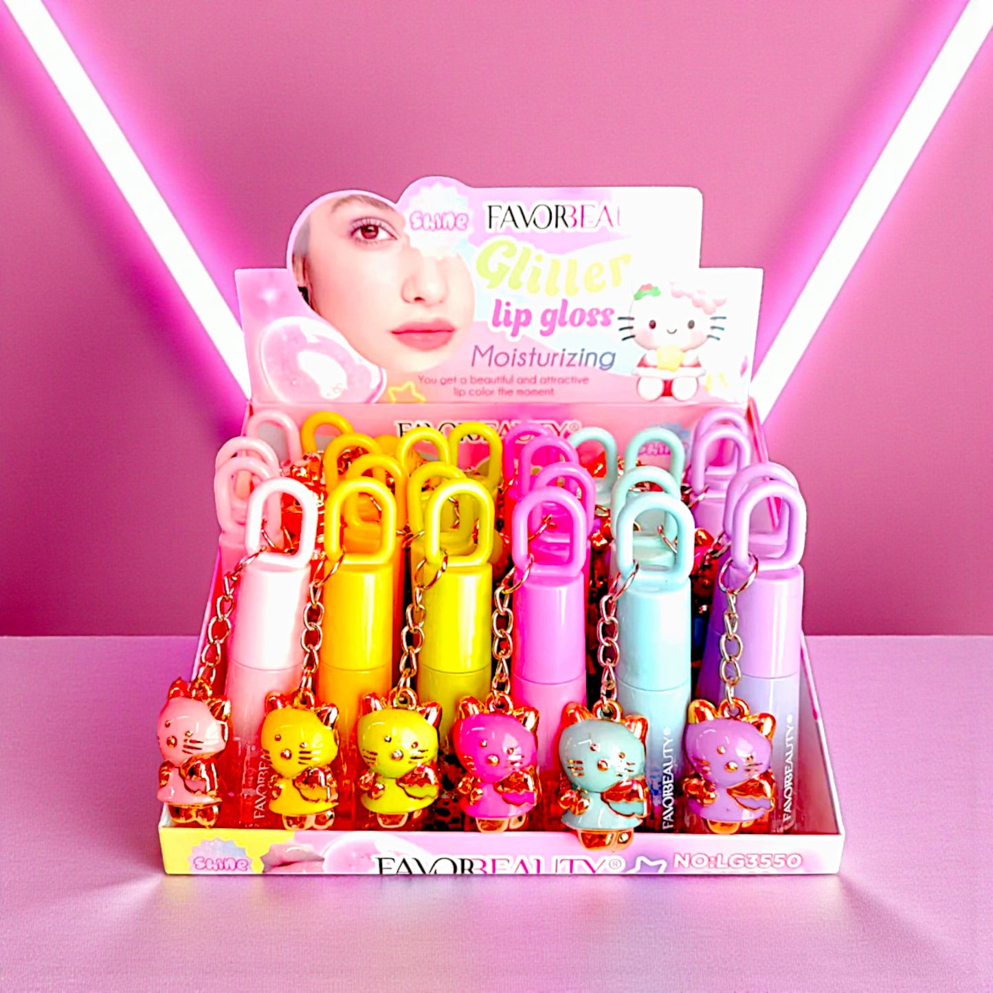 GLOSS LLAVERO HELLO KITTY 24 PZ LG3550