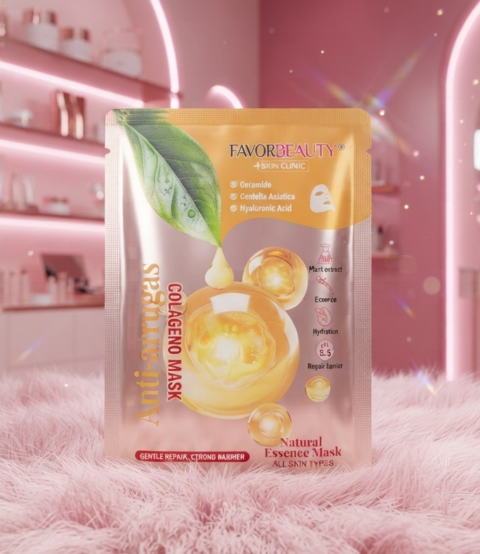 MASCARILLA FACIAL COLAGENO 10 PZ B5627