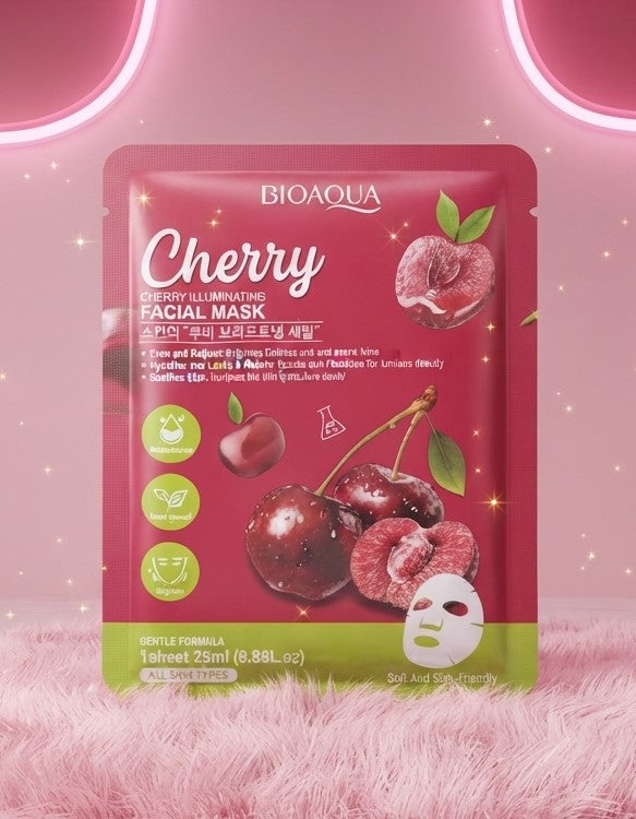 MASCARILLA FACIAL CEREZA 10 PZ BQY10869