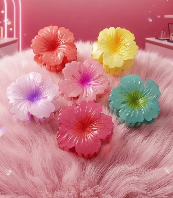 PINZA FLORES COLORIDA 12 PZ FJ5058
