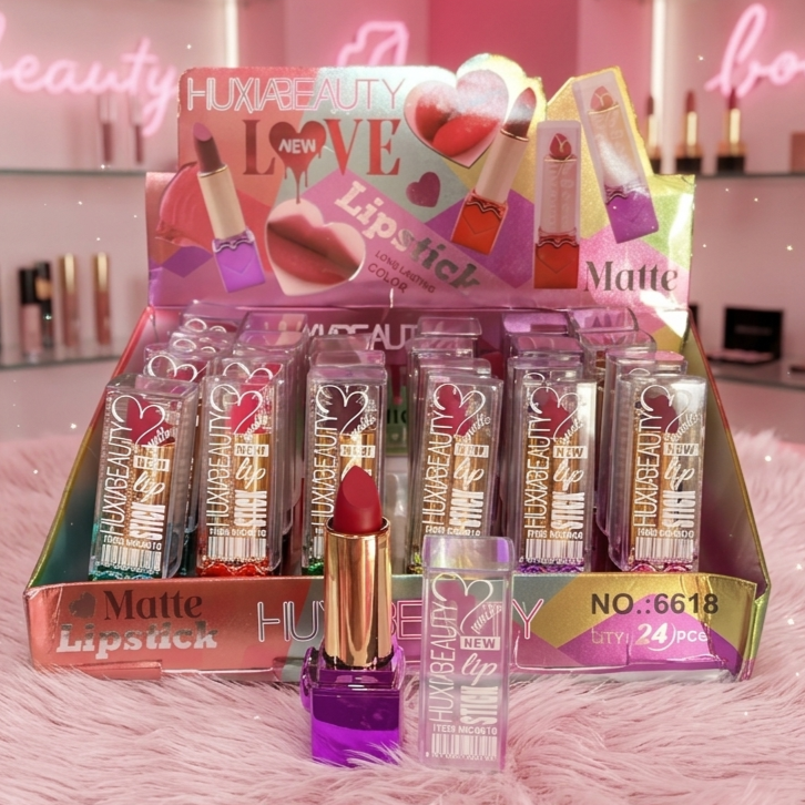 LABIAL EN BARRA CORAZON 24 PZ 6618
