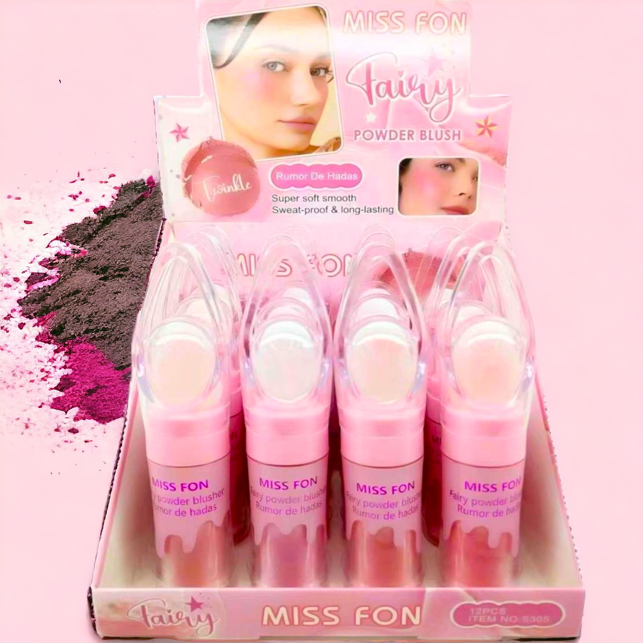 Rubor De Hadas Miss Fon 12 PCS S305.