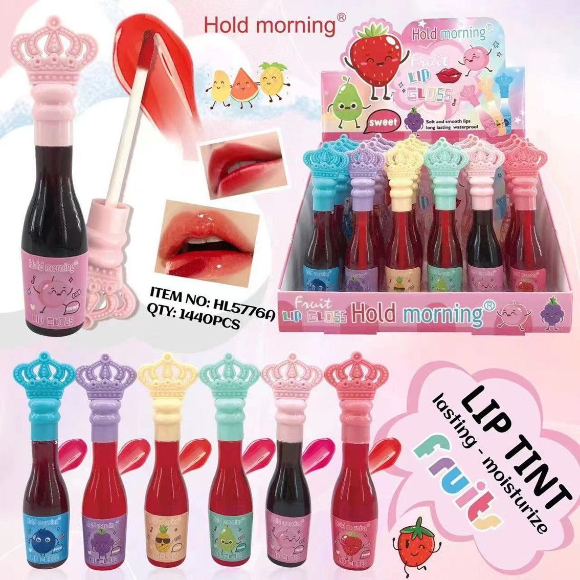 TINTA DE AGUA CORONA DE PRINCESA 24PZS HL5776A