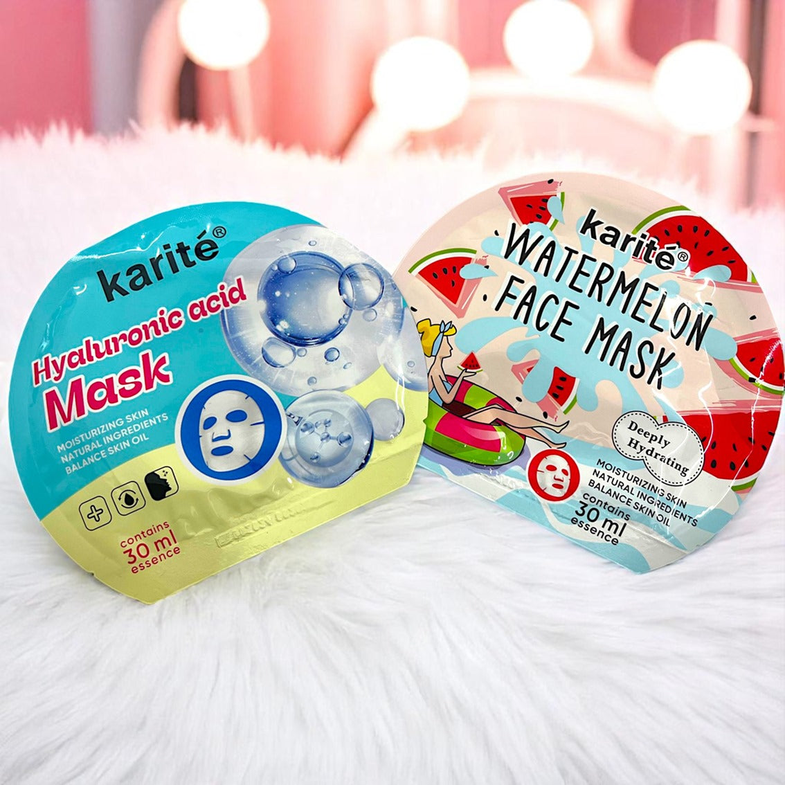 MASCARILLA KARITE SANDIA / ACIDO HIAURONICO 12 PCS 88878 SE MANDA AL AZAR