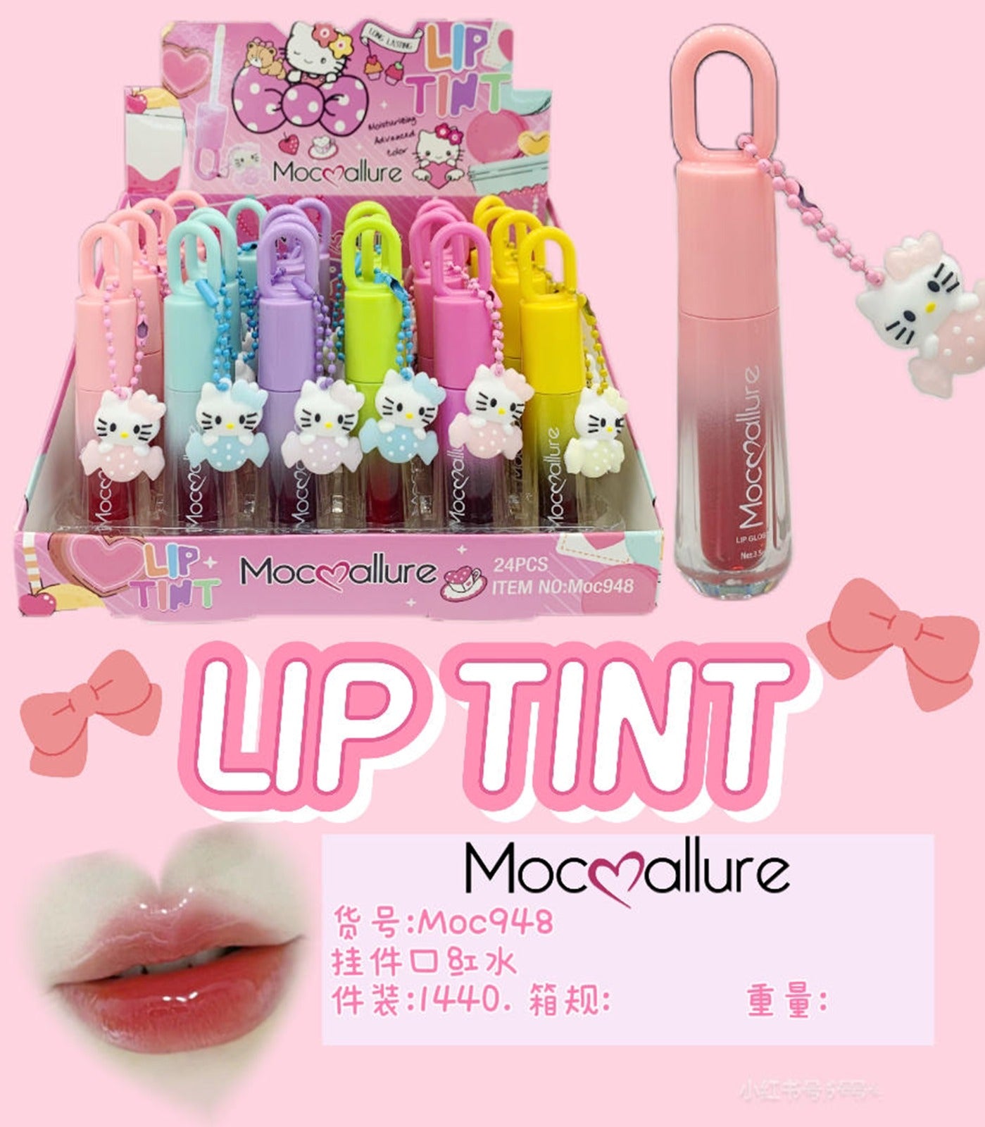 TINTAS DE AGUA HELLO KITTY 24PZS MOC948