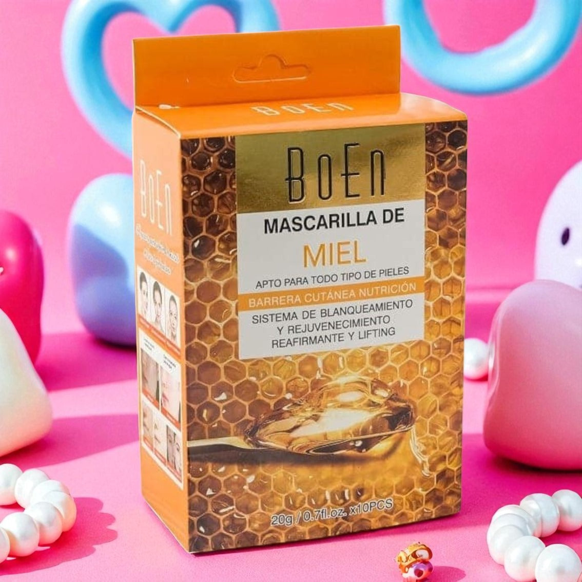MASCARILLA DE MIEL 10 PCS MC1013