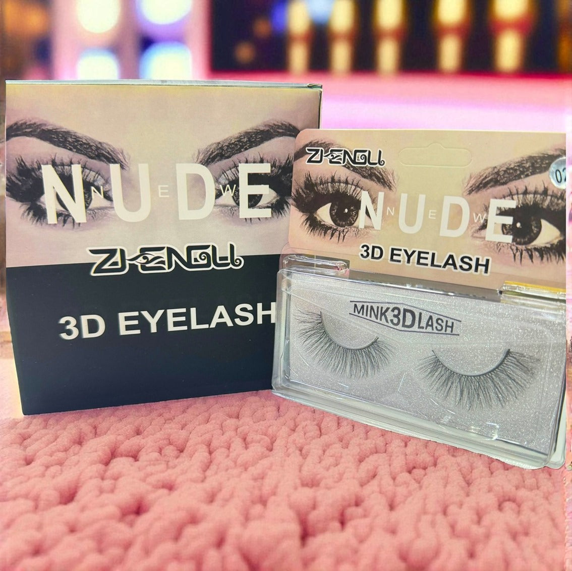 PESTAÑAS NUDE 3D EYELASH 12 PARES JM-8