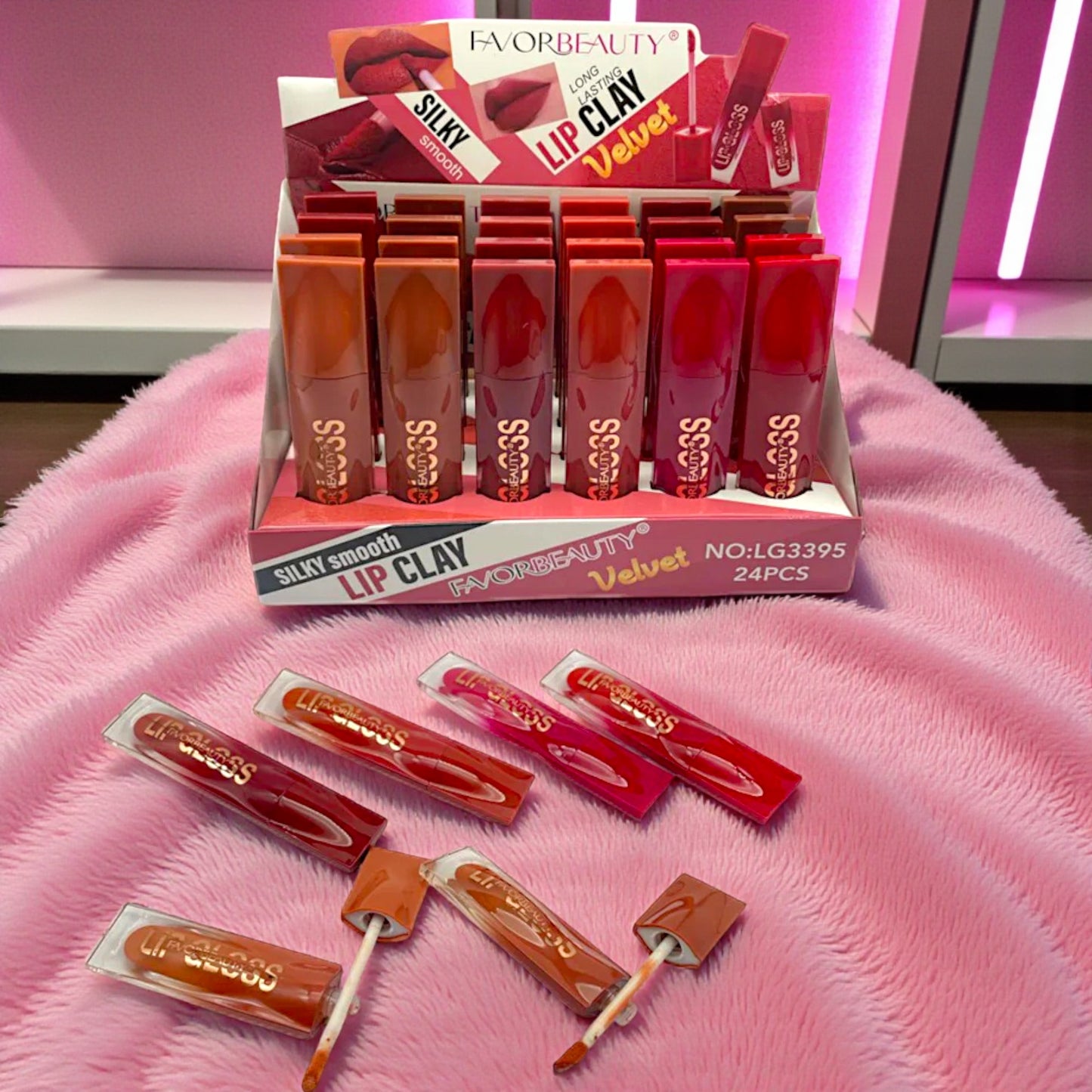 LABIAL LIQUIDO MATTE LARGA DURACION 24 PZ LG3395
