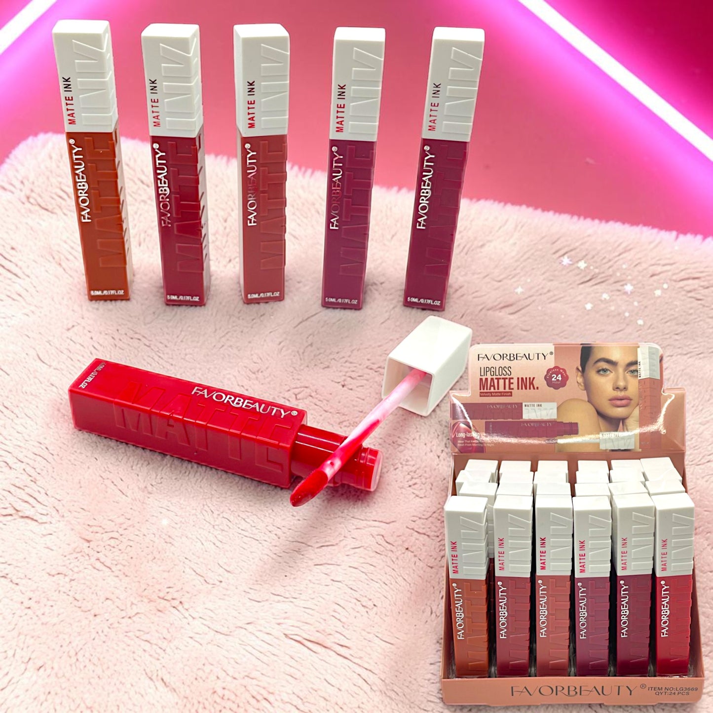 LABIAL LIQUIDO MATTE INK 24 PZ LG3669