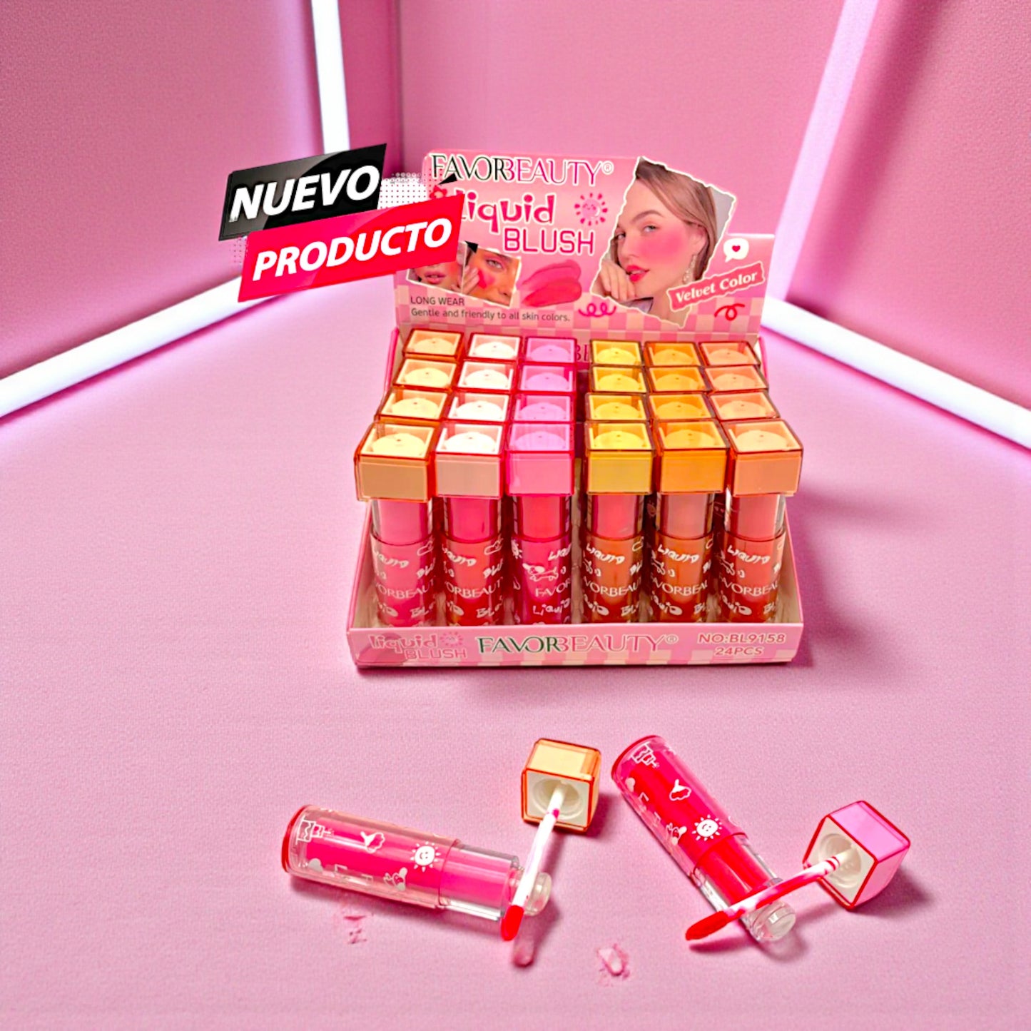 RUBOR LIQUIDO VELVET 24 PZ BL9158 ¡¡¡¡OFERTA!!!!
