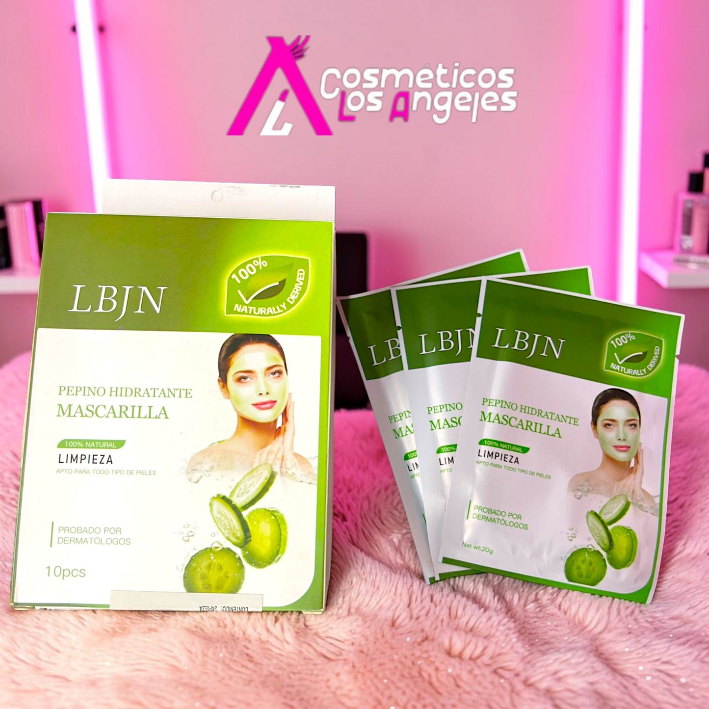 MASCARILLA PEEL-OFF PEPINO 10 PZ MC1010