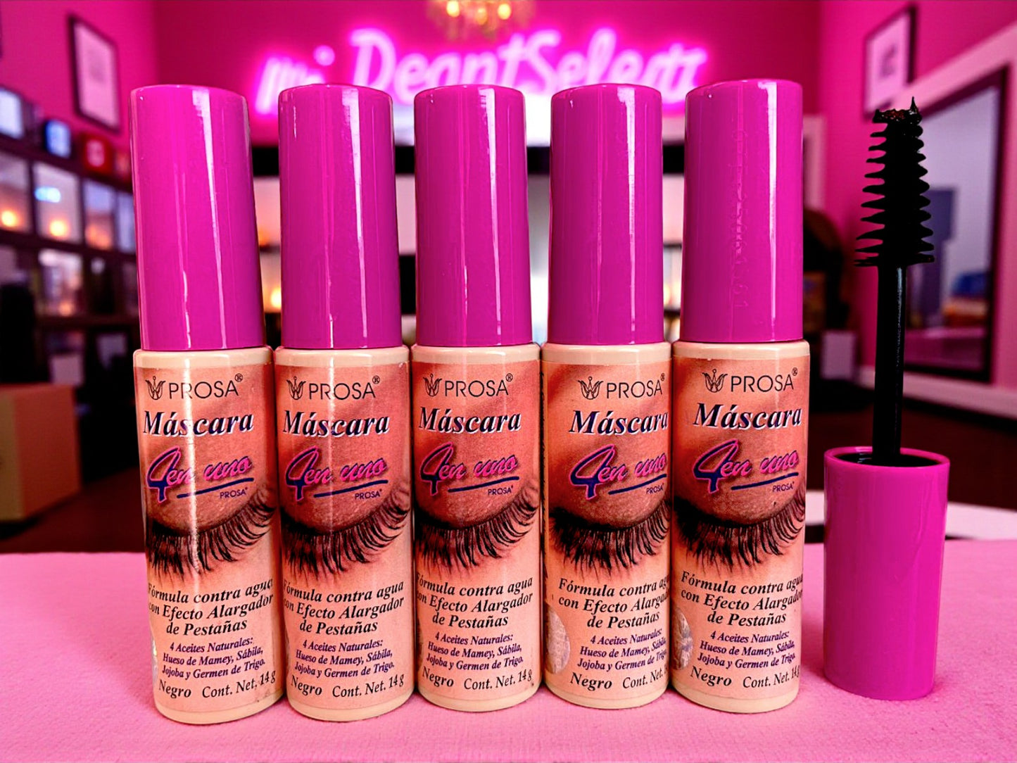 MASCARA DE PESTAÑAS PROSA TAPA ROSA