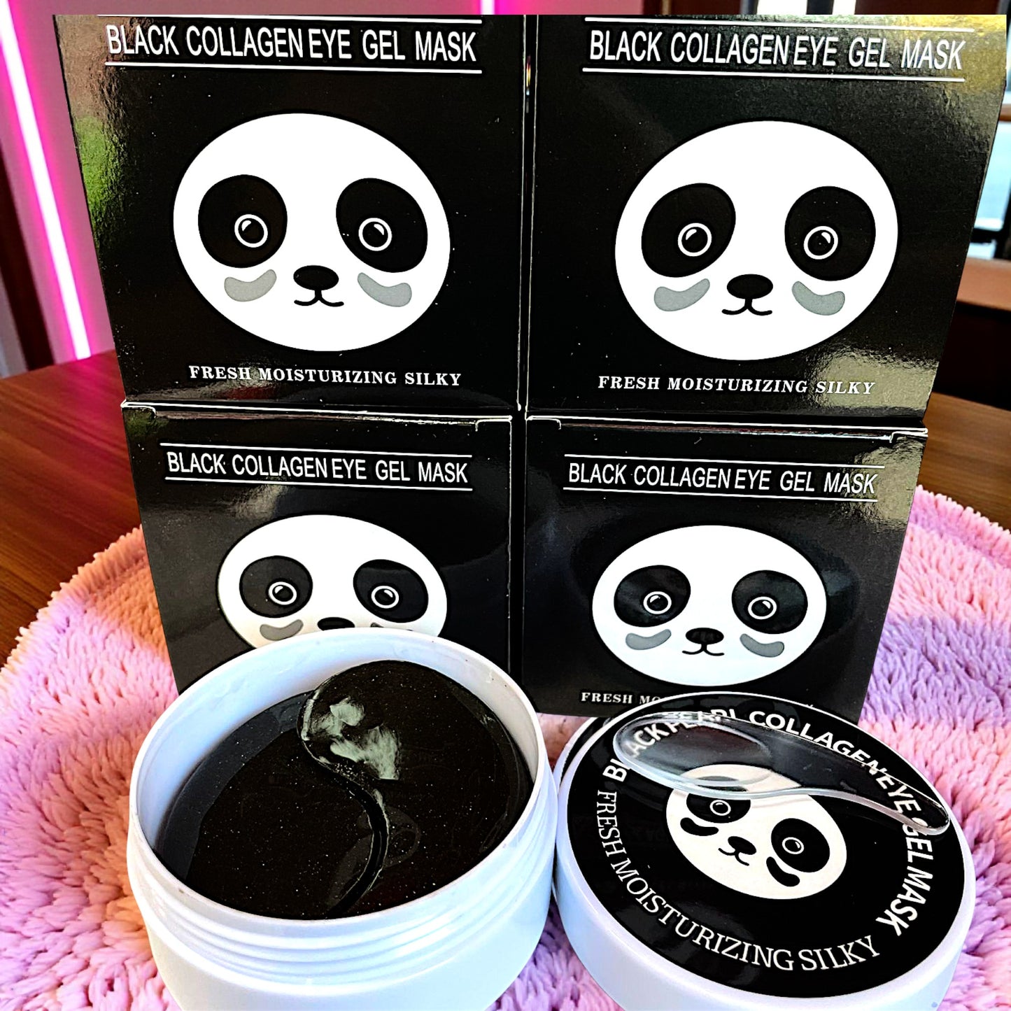 TARRO DE PARCHES PARA OJERAS OJERAS COLAGENO NEGRO 1 PACK CON 60 PZ 25-111-YM1
