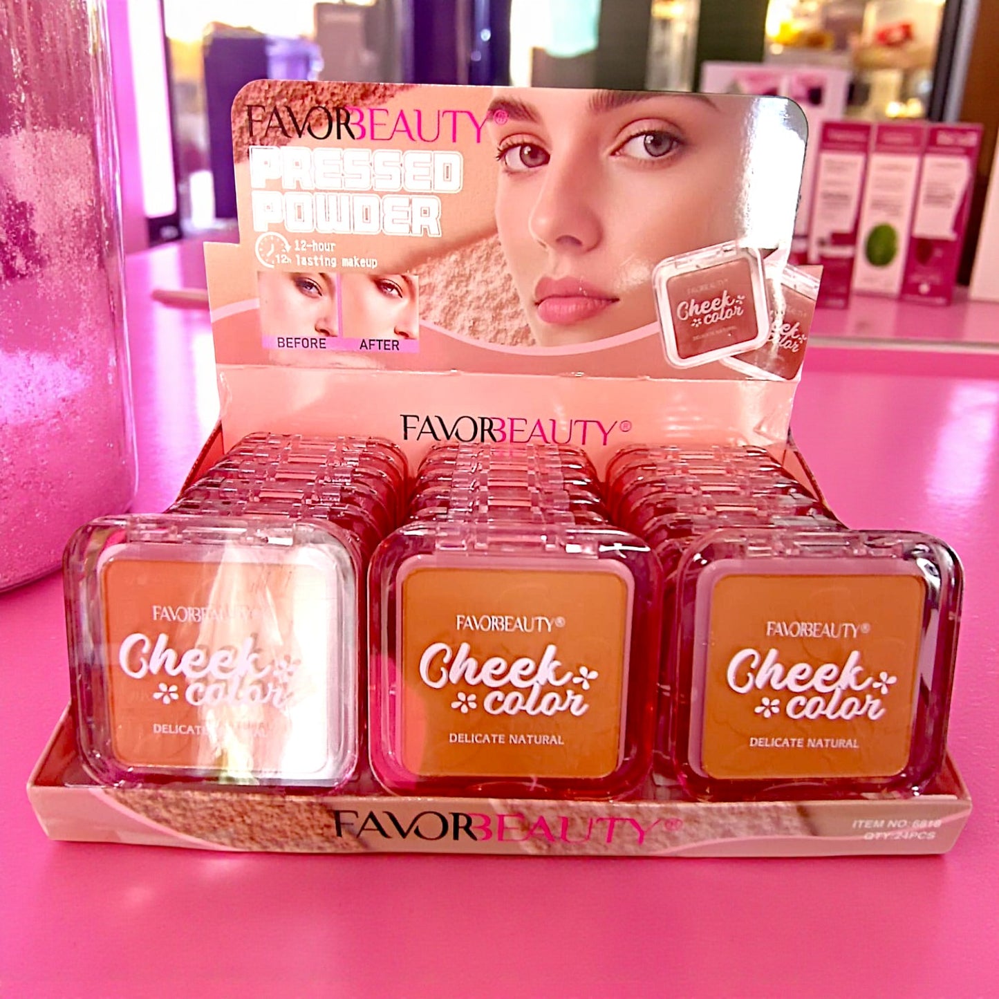 POLVO COMPACTO 6818 CAJA CON 24 PZ