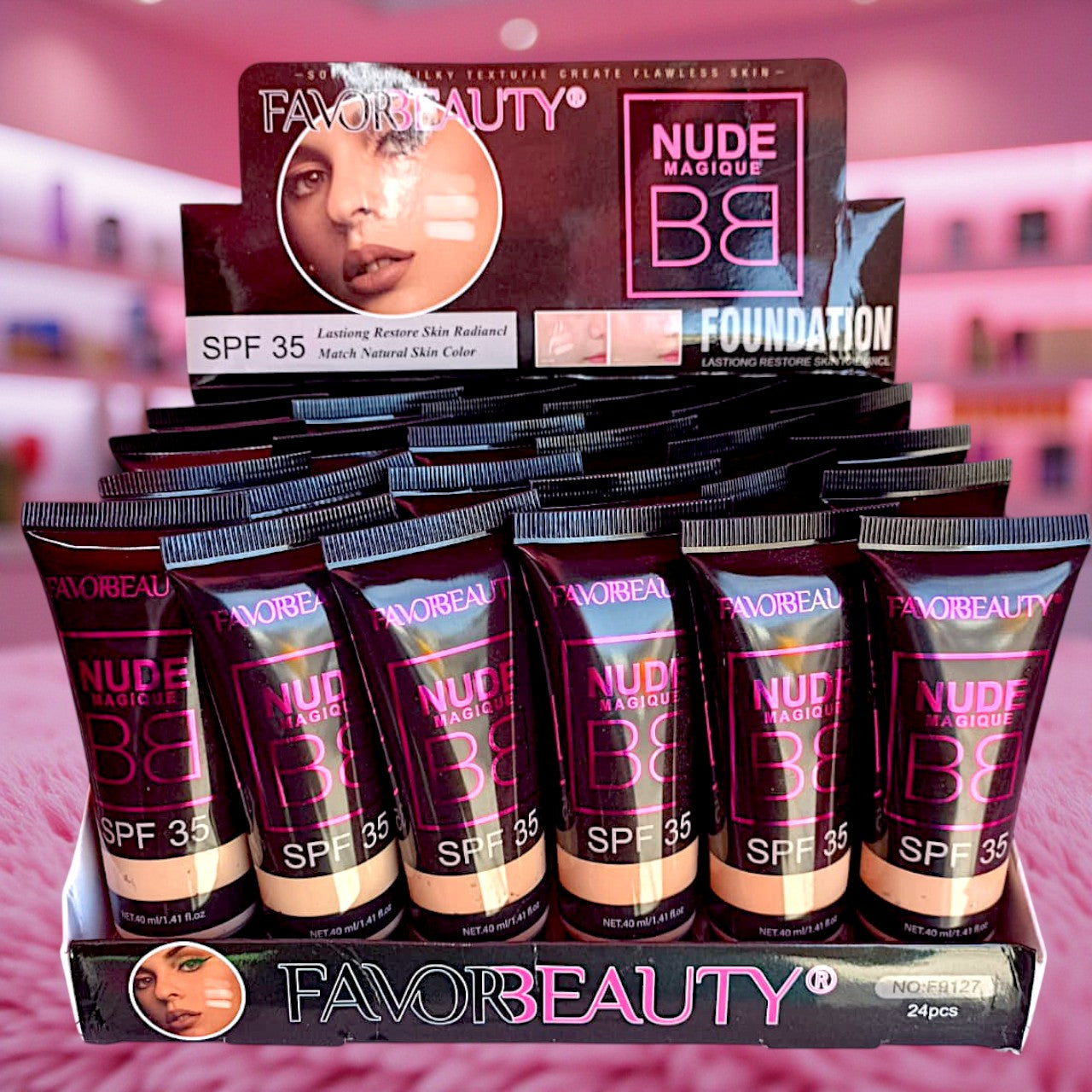 MAQUILLAJE LIQUIDO BB NUDE 24 PCS F9127