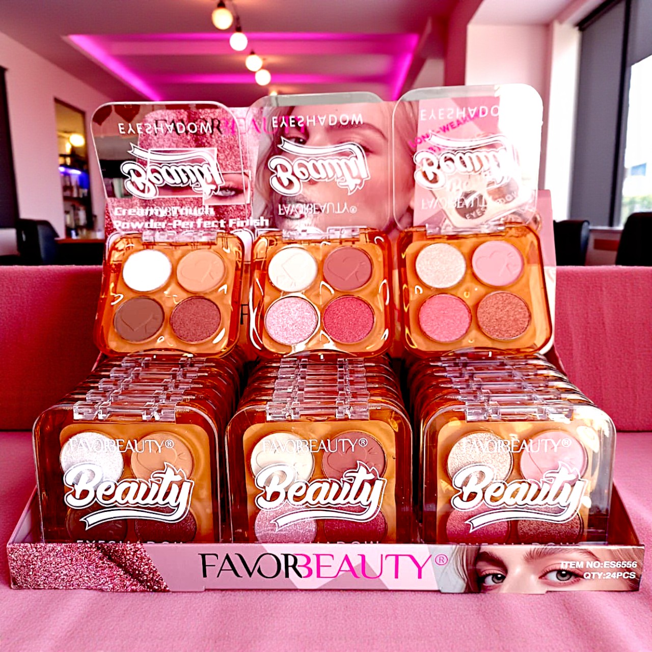 PALETA DE SOMBRAS CUARTETOS 24PZS ES6556