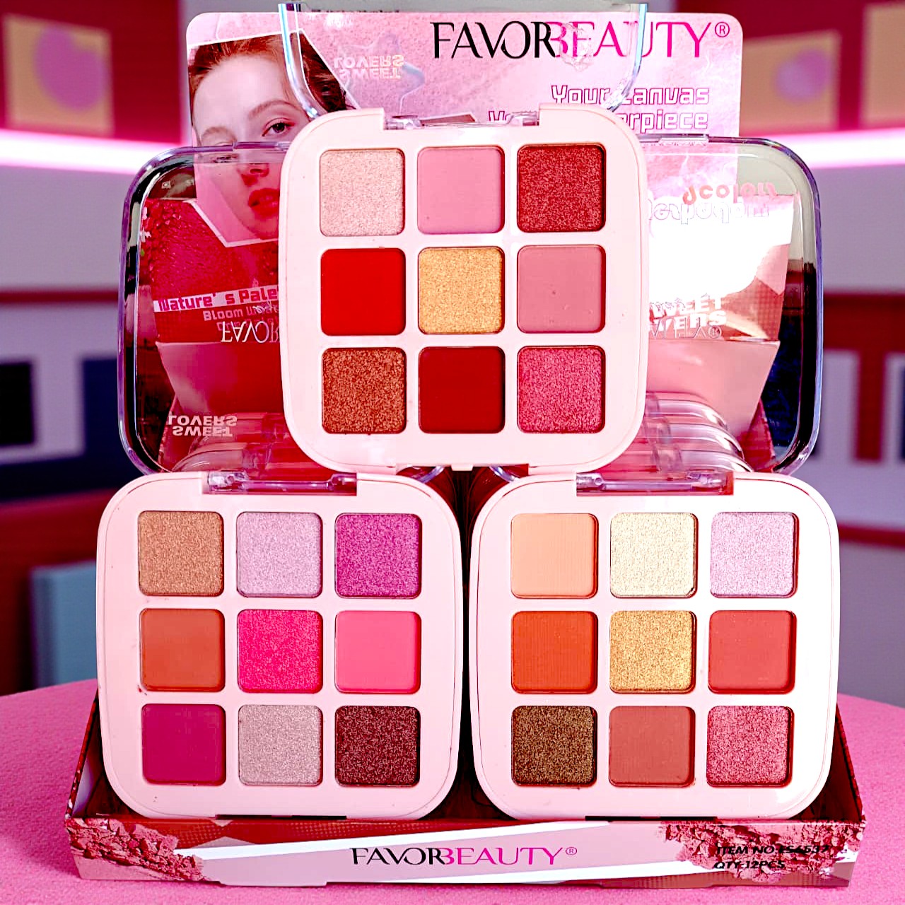 PALETA DE SOMBRAS SWEET LOVERS 12PZS ES6537