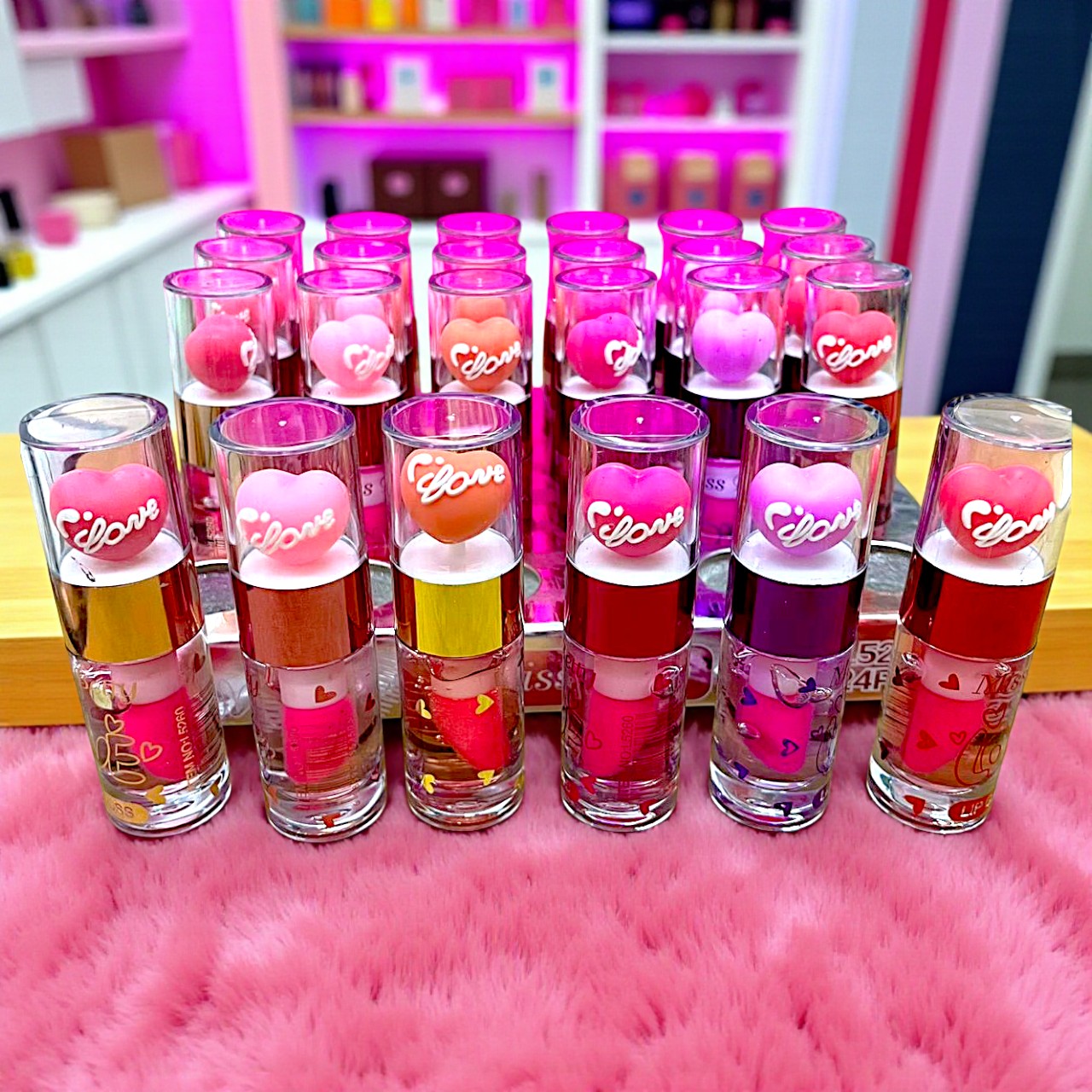 GLOSS CORAZON APLICADOR GRUESO 24PZS L5260