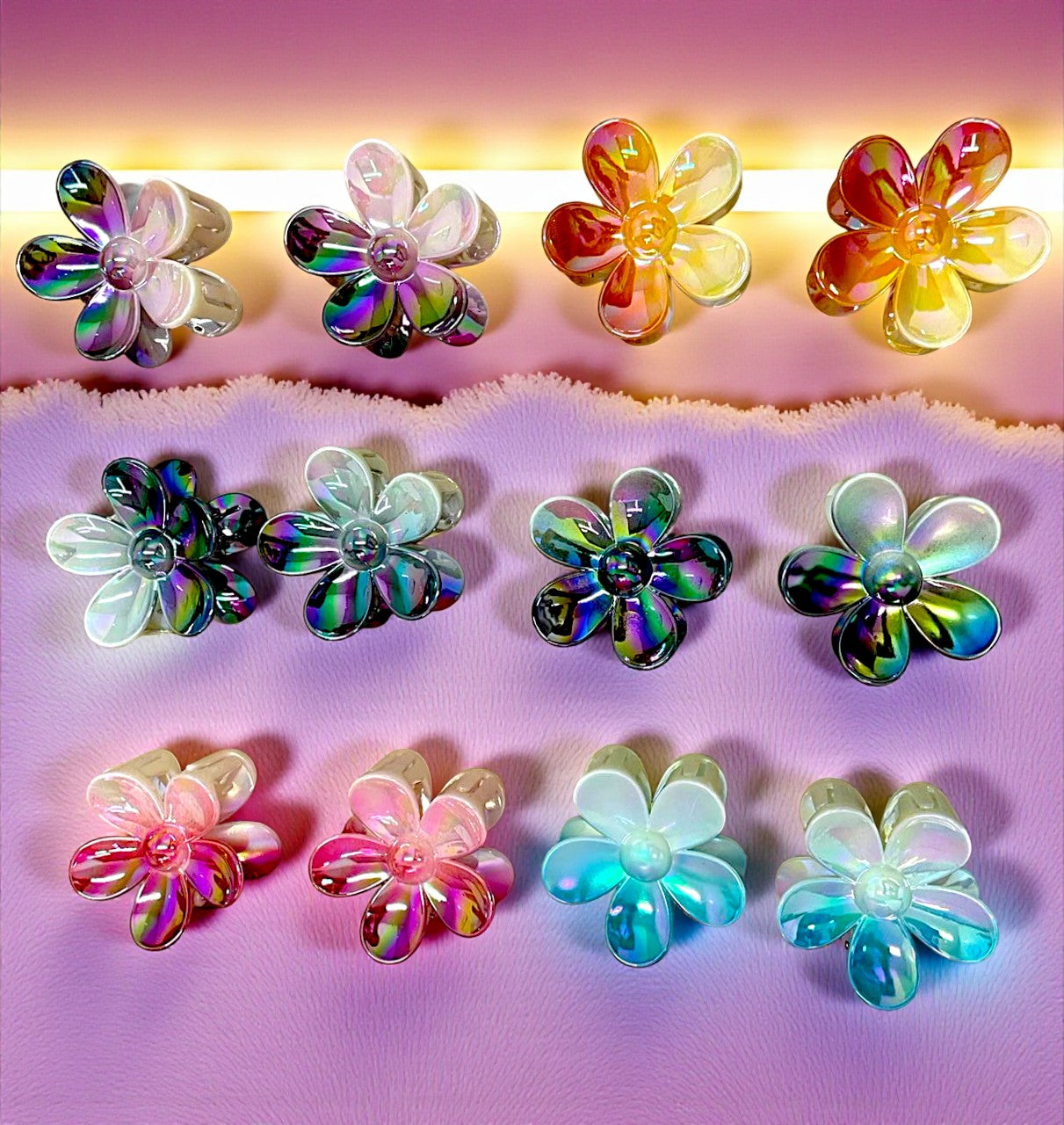 PINZA CABELLO CROMADA 12PZS 4031-9