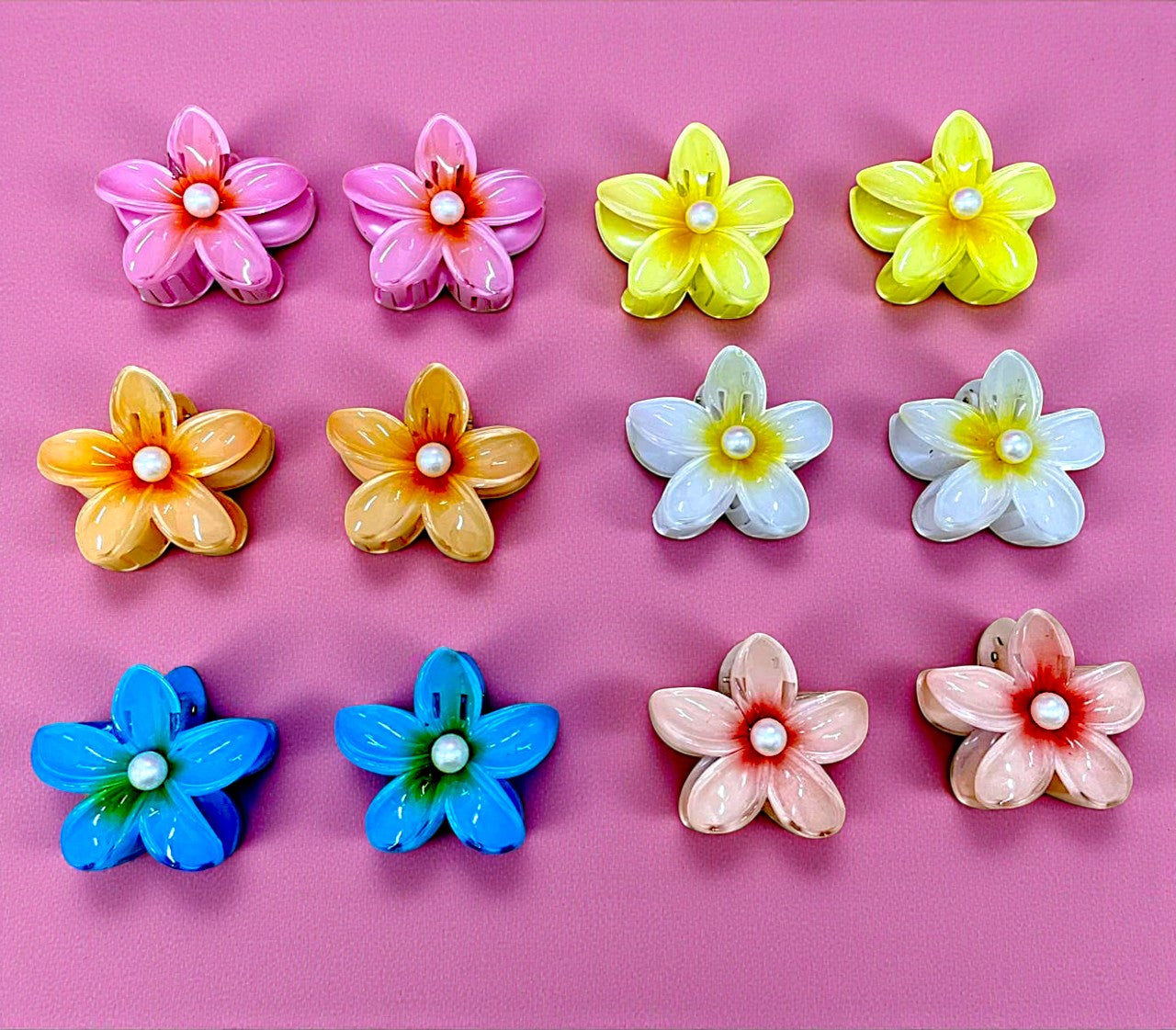 PINZA CHICA PARA CABELLO PERLA 12PZS 4031-7