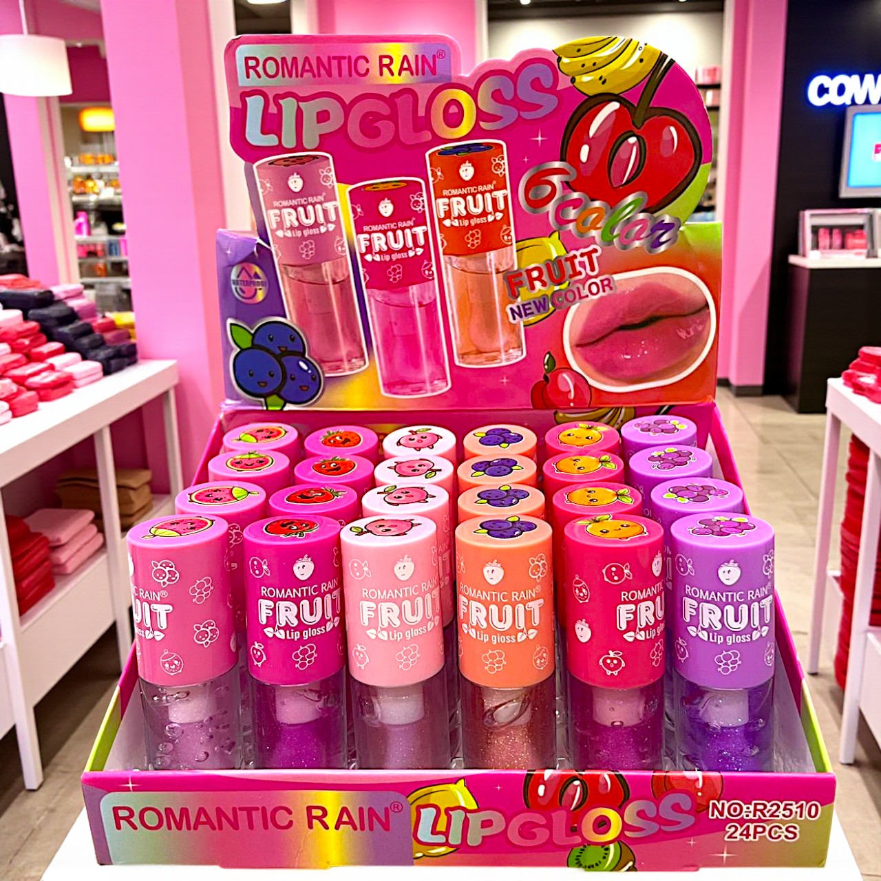 GLOSS GLITTER APLICADOR GRUESO 24PZS R2510