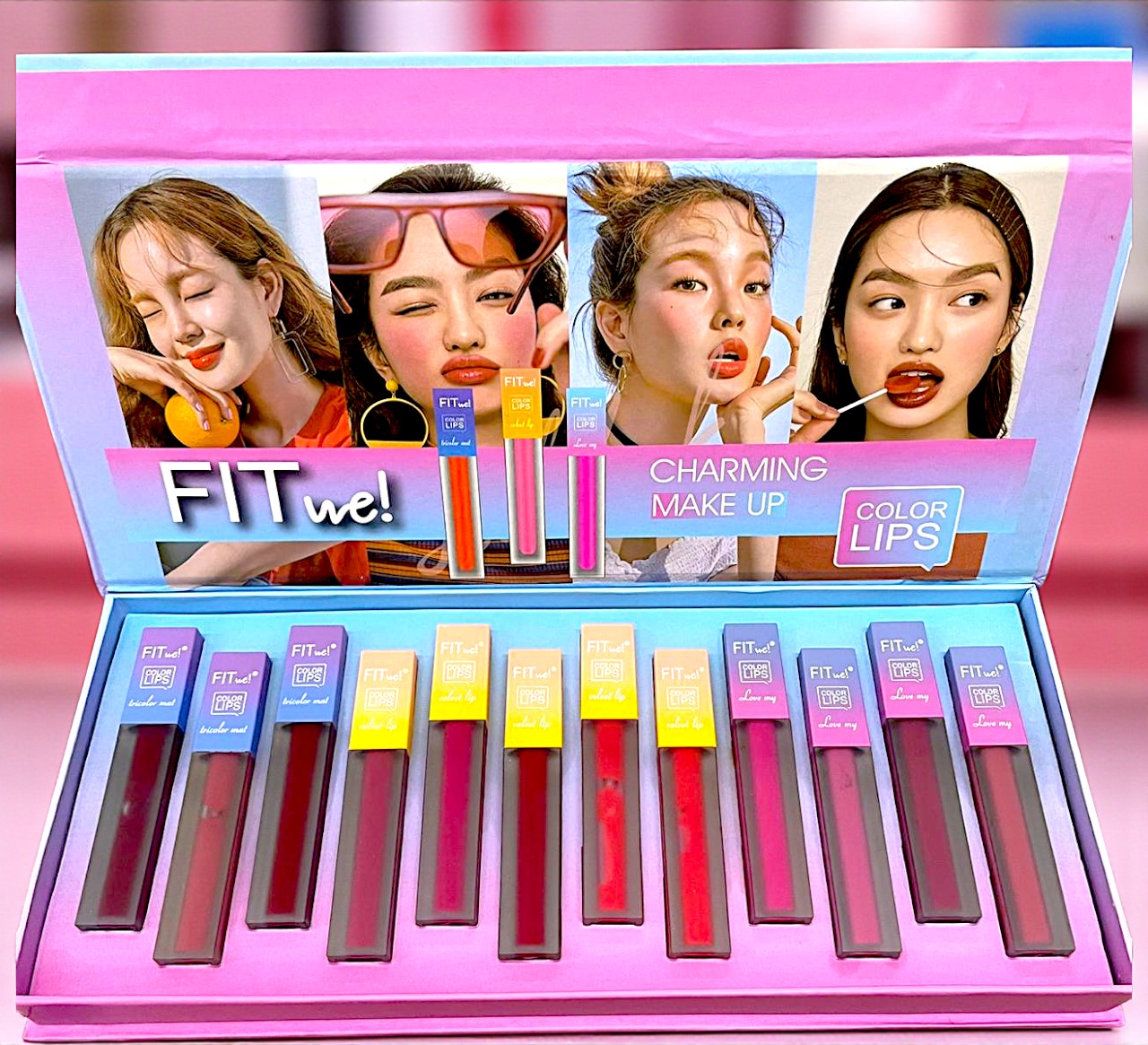 KIT TINTAS MATTE 12PZS CY182