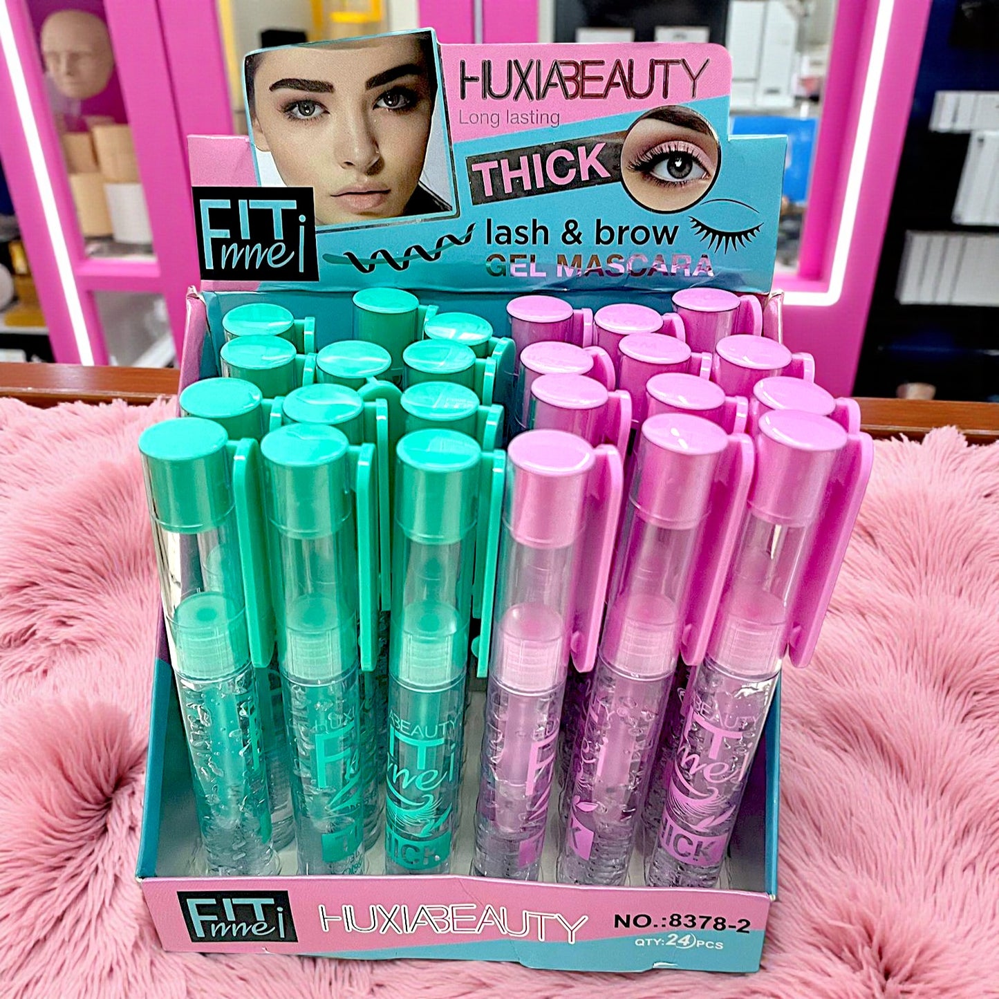 RIMEL TRANSPARENTE PESTAÑAS Y CEJAS 24PZS 8378-2