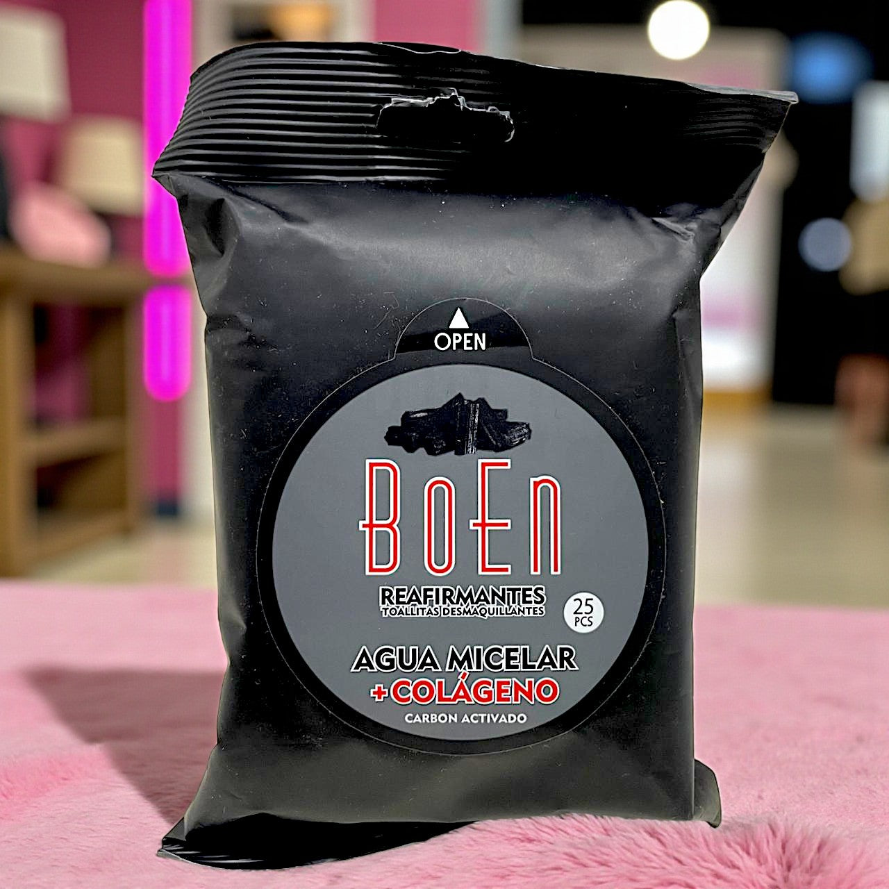 TOALLITAS DESMAQUILLANTES CARBON 1PZ T-106