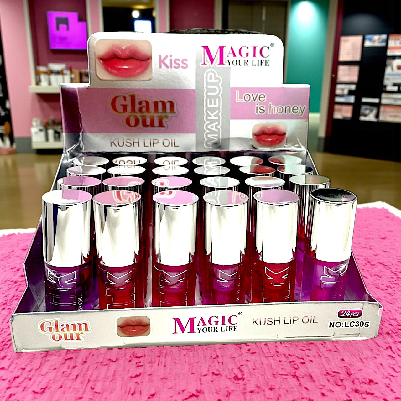 GLOSS MAGICO APLICADOR GRUESO 24PZS LC305