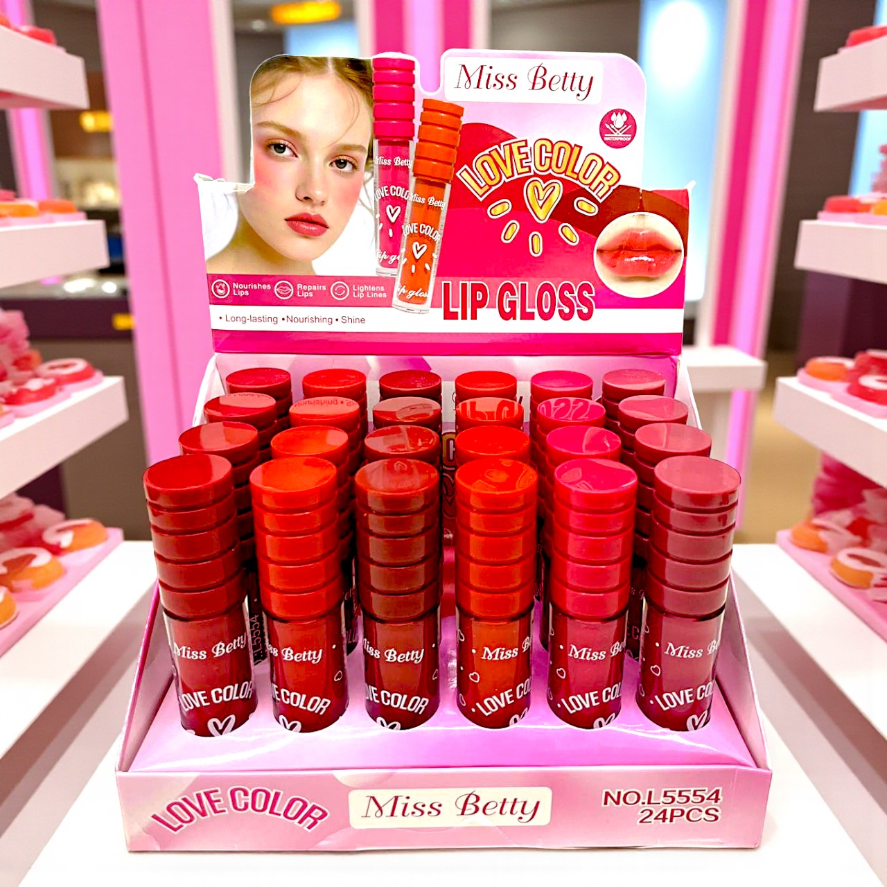 LABIAL LIQUIDO MISS BETTY 24PZS L5554