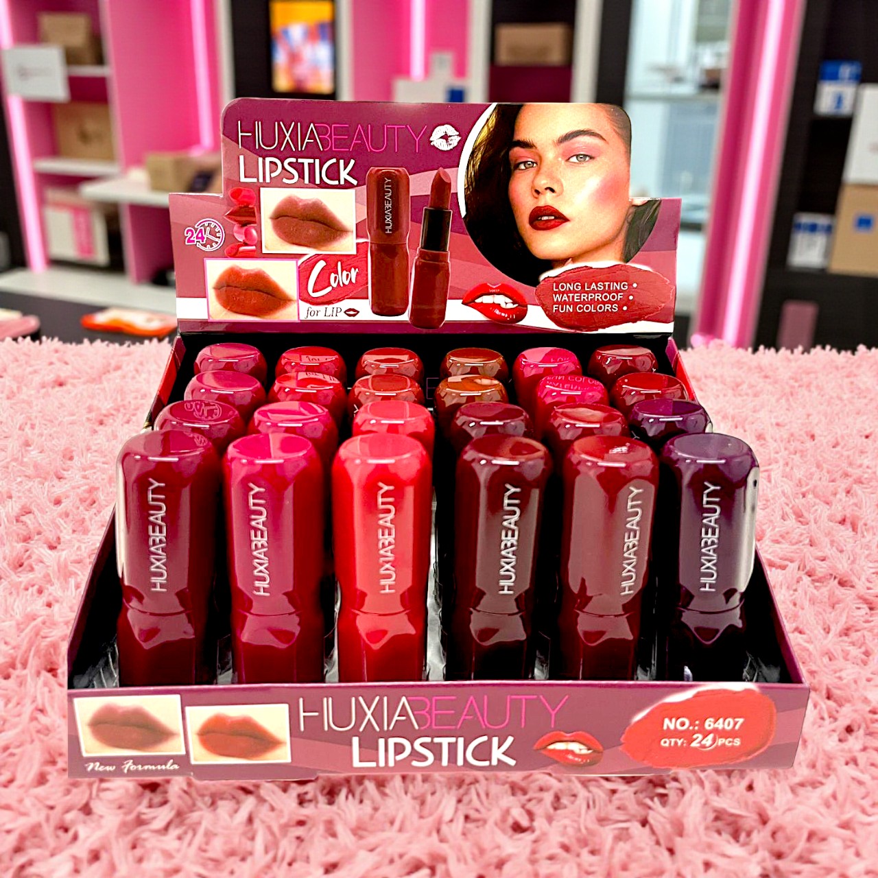 LABIAL EN BARRA HUCIA 24PZS 6407