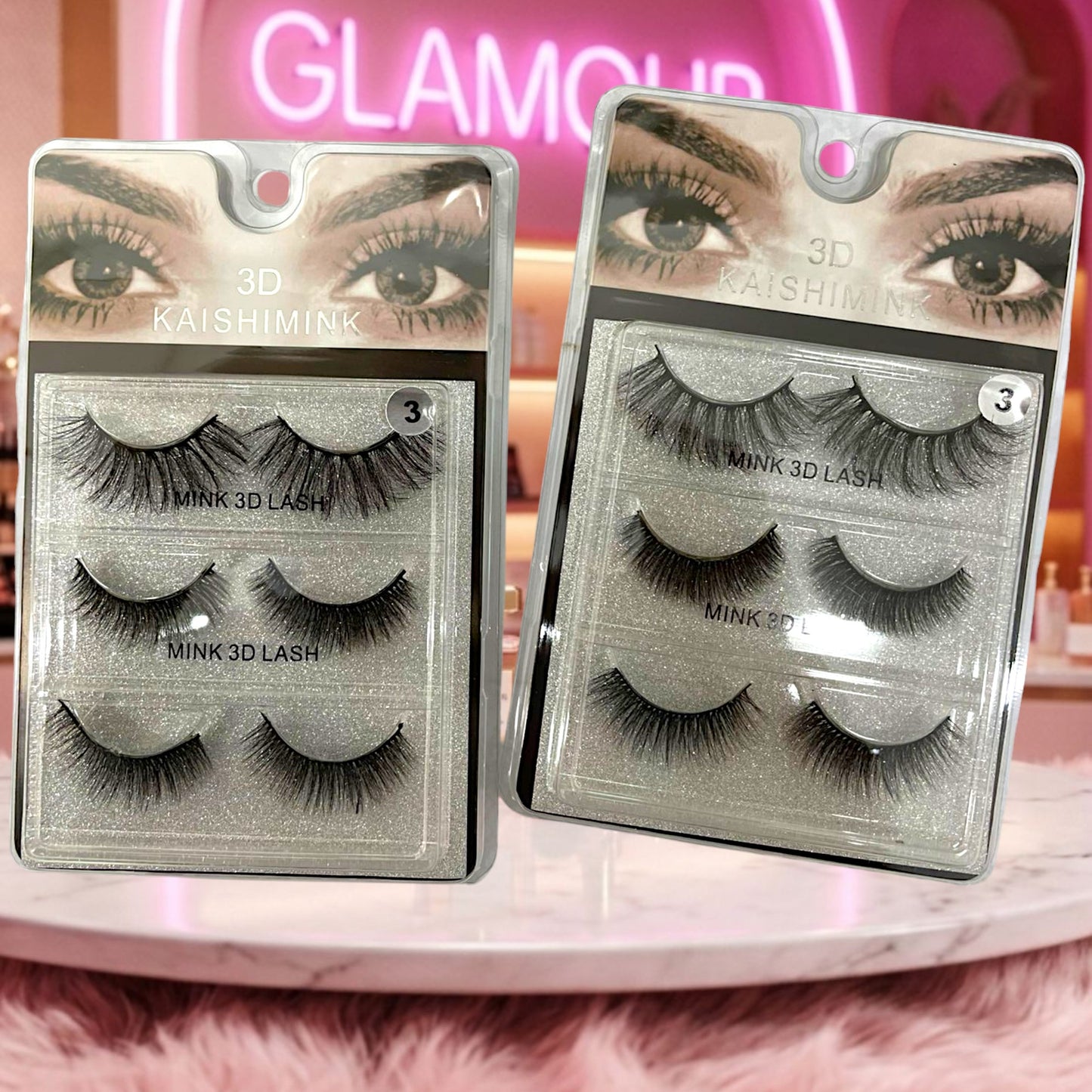 SET 3 PARES DE PESTAÑAS 1 PZ B46