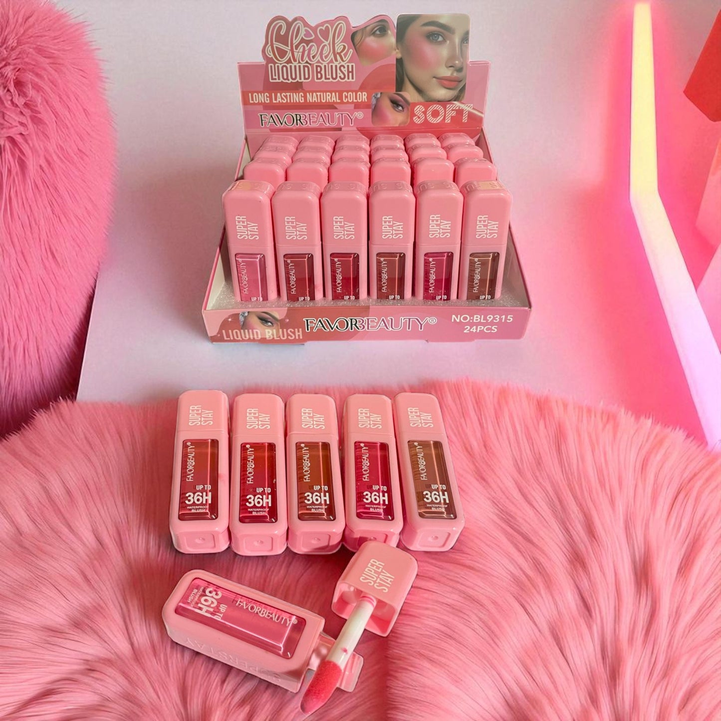 RUBOR LIQUIDO CHEEK 24 PCS BL9315