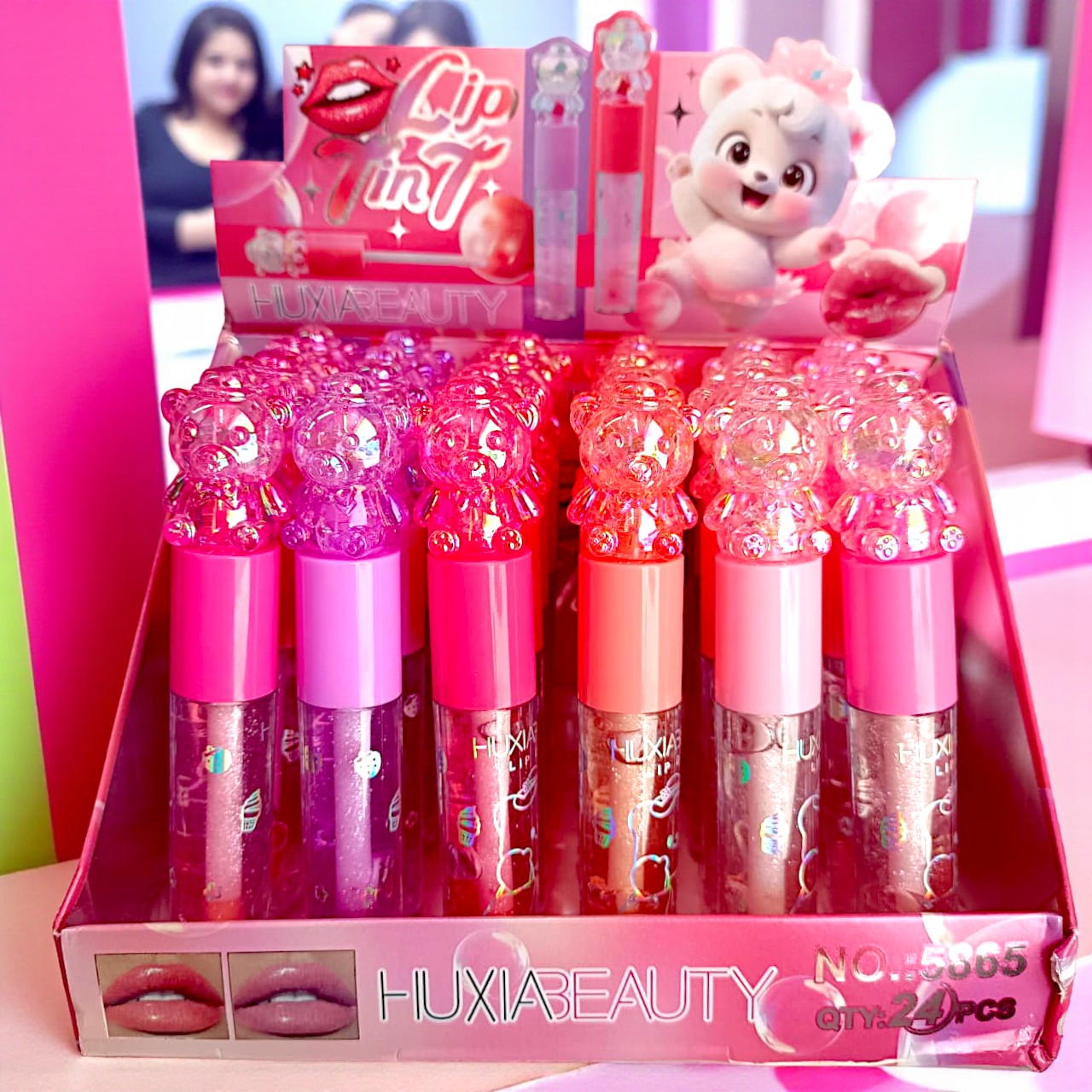 LIP GLOSS DE OSITOS 24 PCS 5865