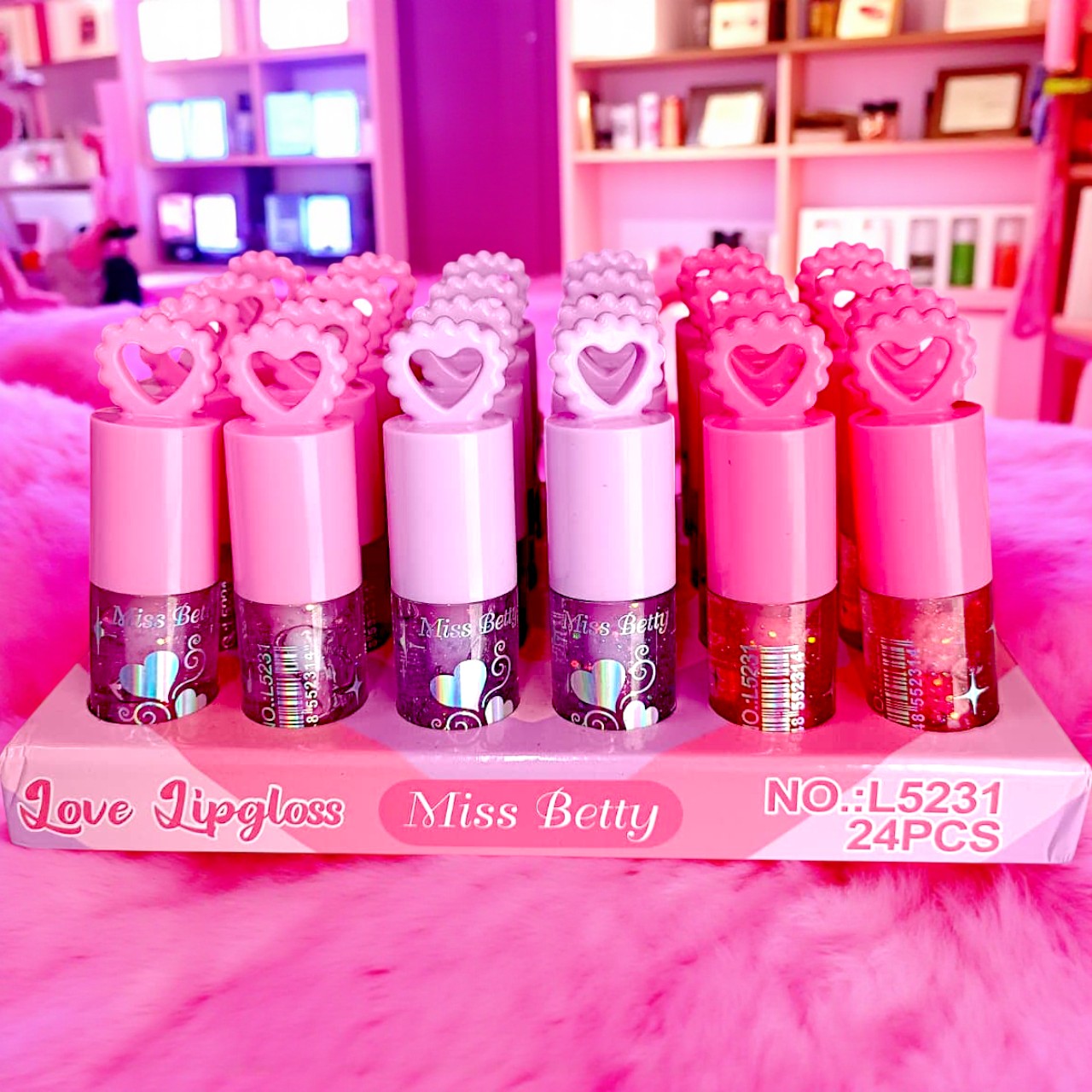 LIP GLOSS CORAZON MISS BETTY 24PZS L5231