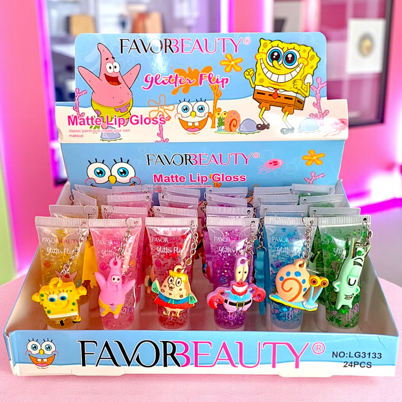 GLOSS DE BOB ESPONJA 24PZS LG3133 – Cosméticos Los Angeles