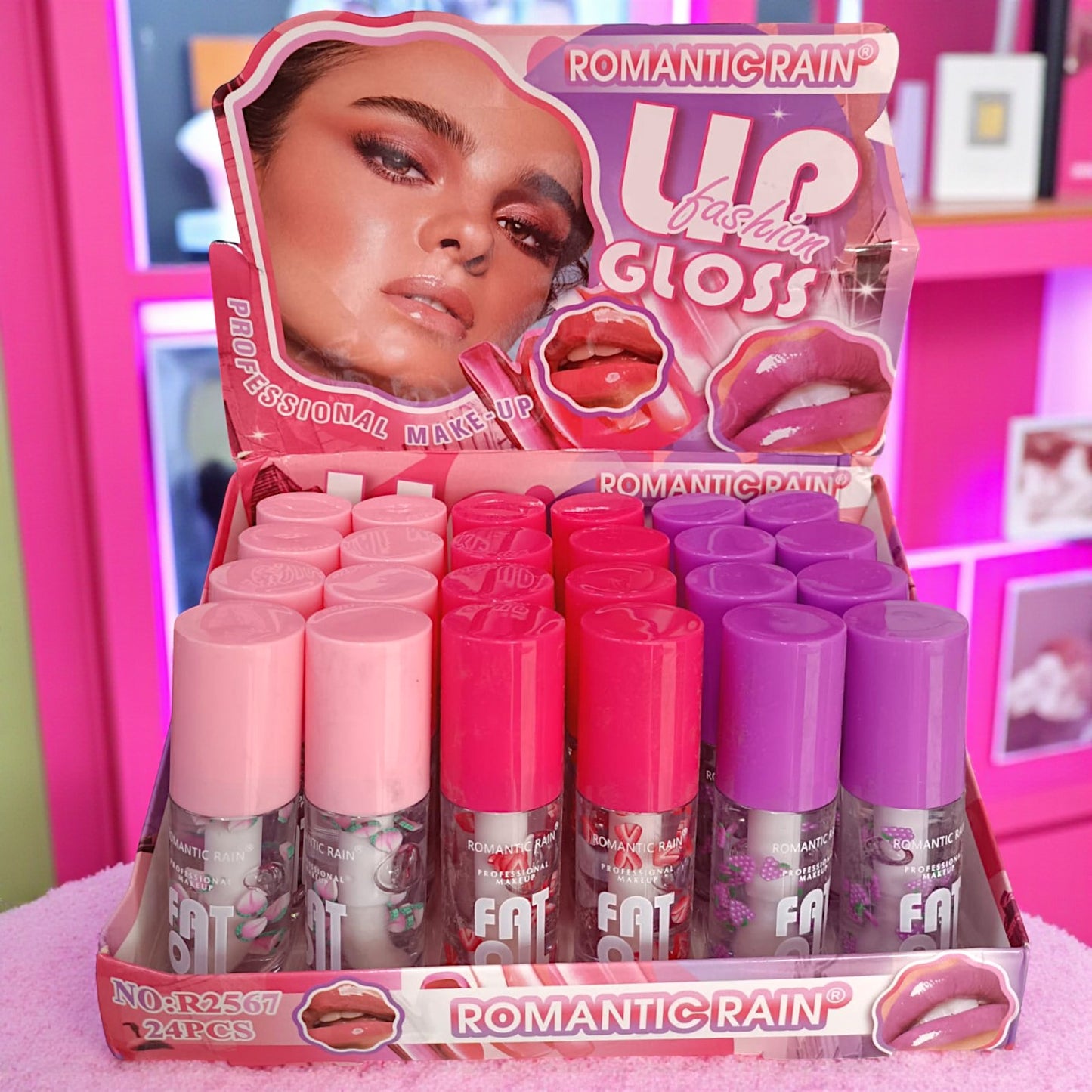 GLOSS ROMANTIC RAIN 24PZS R2567