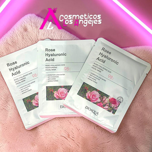 MASCARILLA FACIAL ROSAS 10 PZ 15402